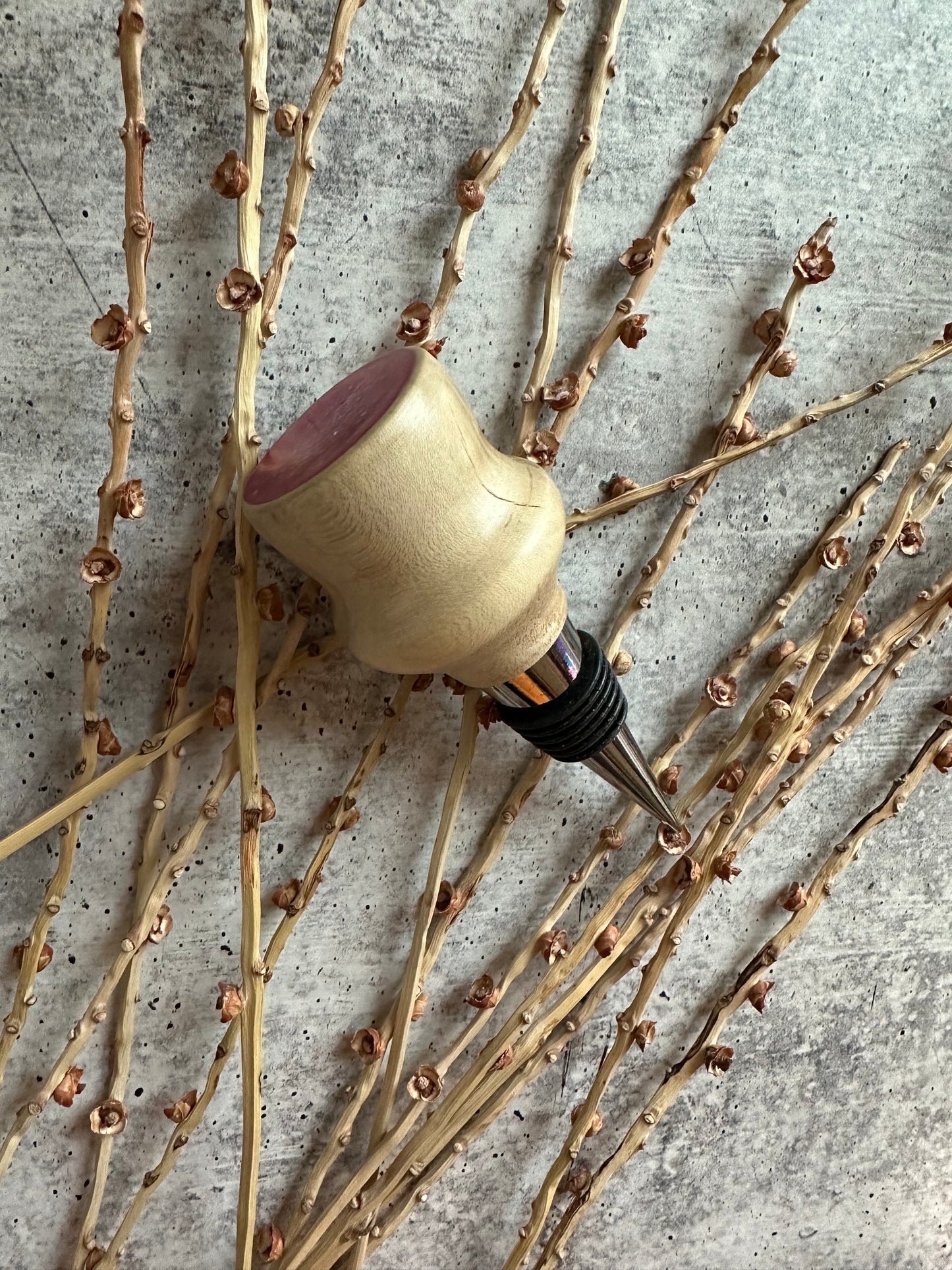 Exotic Hardwood Bottle Stopper