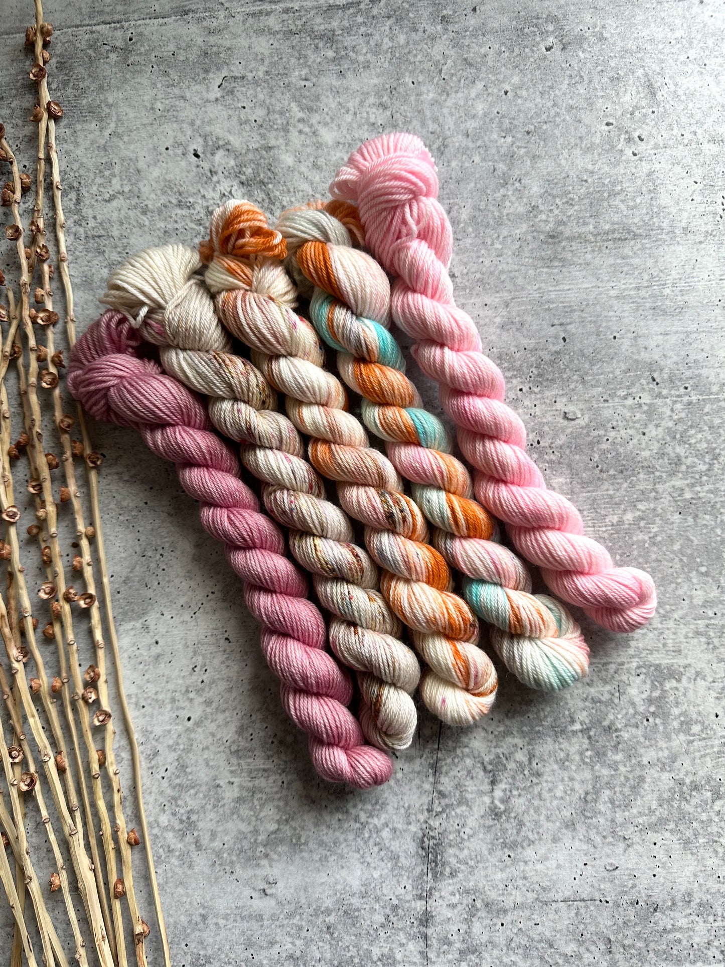 Powder Puff Derby - SW Merino Nylon Mini Skein Set