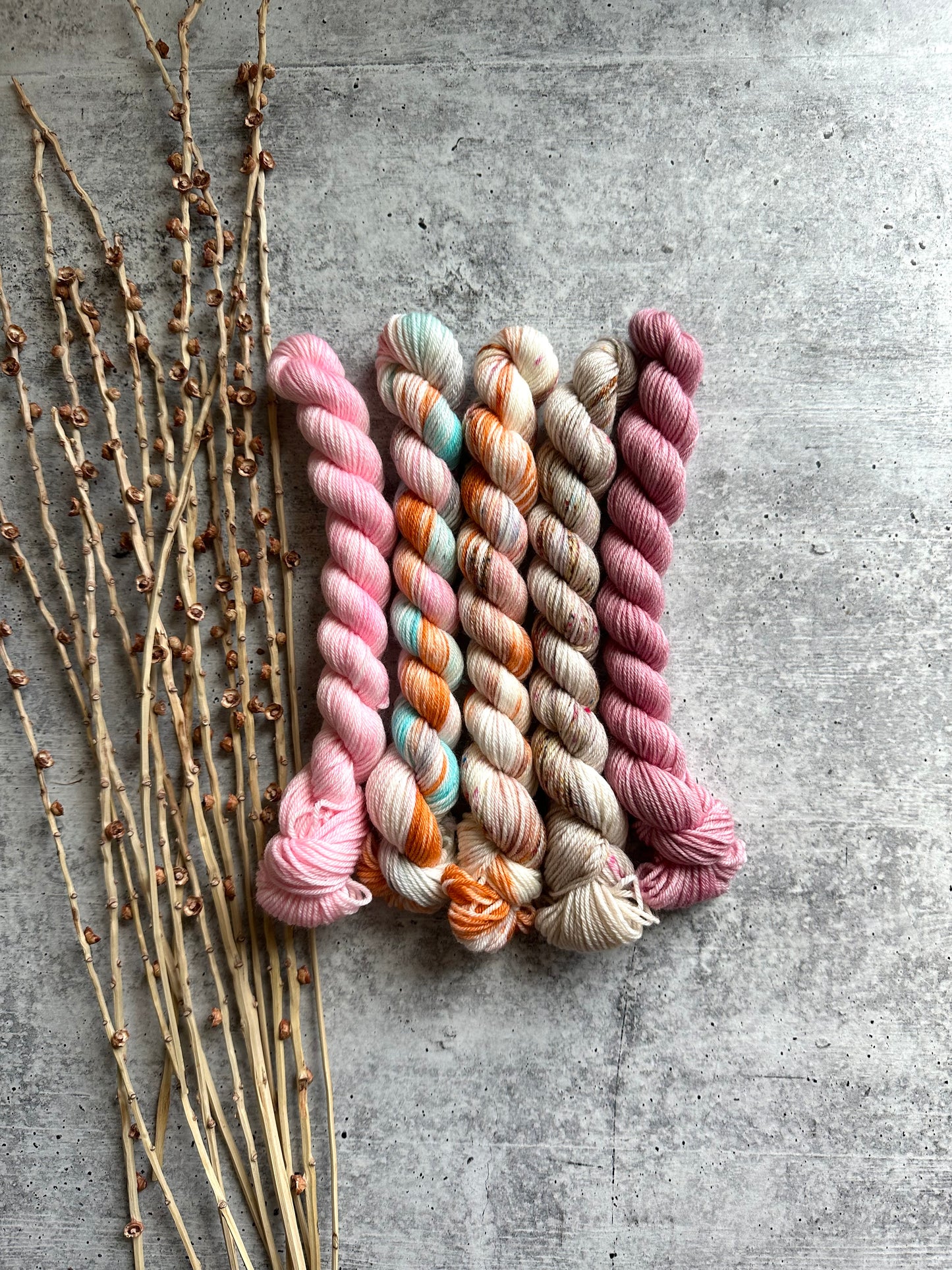 Powder Puff Derby - SW Merino Nylon Mini Skein Set