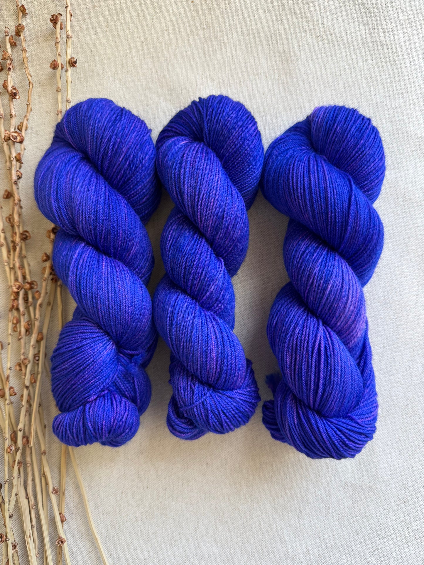 Popping Purple 100g SW Merino Nylon