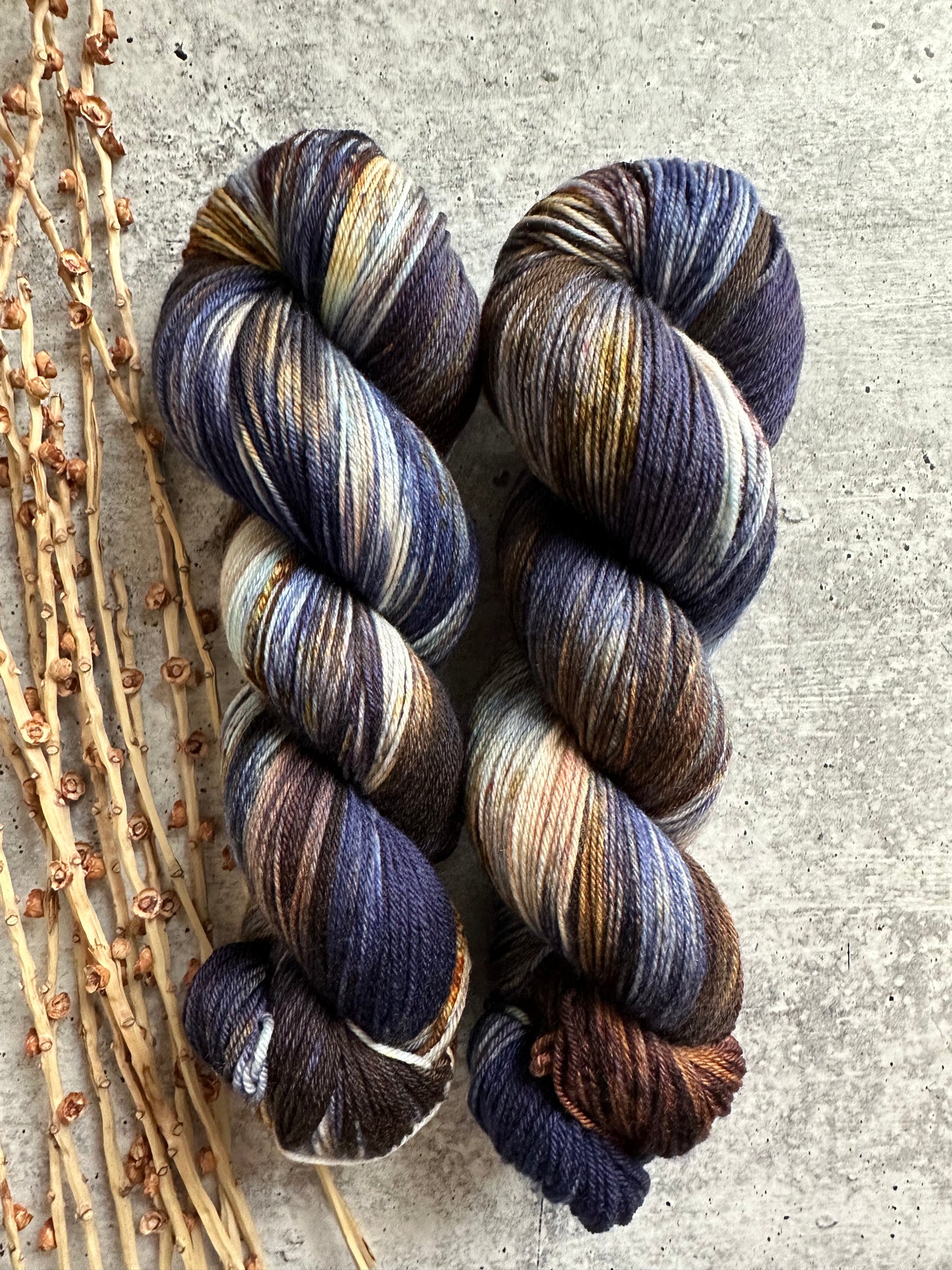 Indigo SW Merino Nylon Yarn