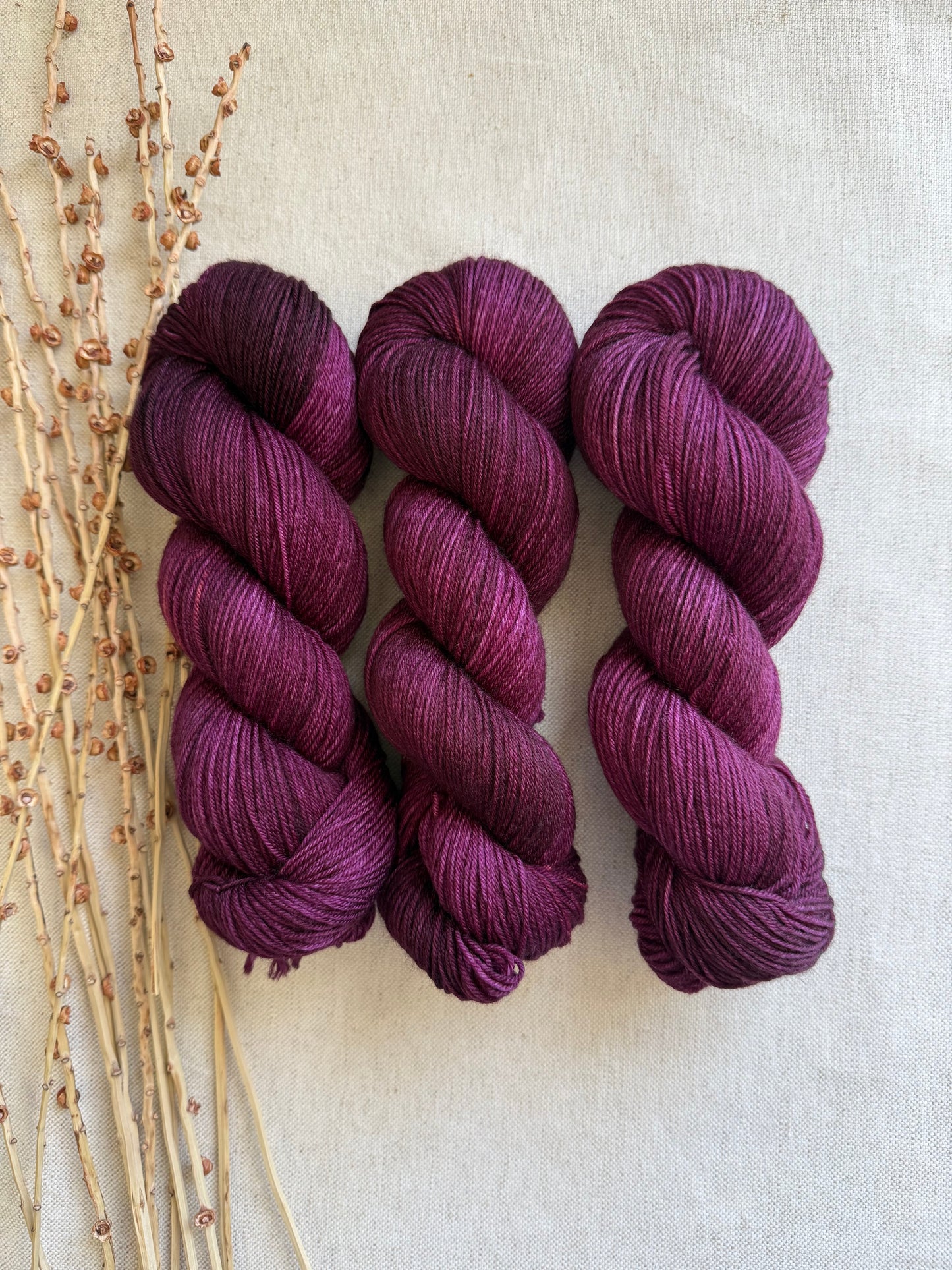 Boysenberry SW Merino Nylon 100g
