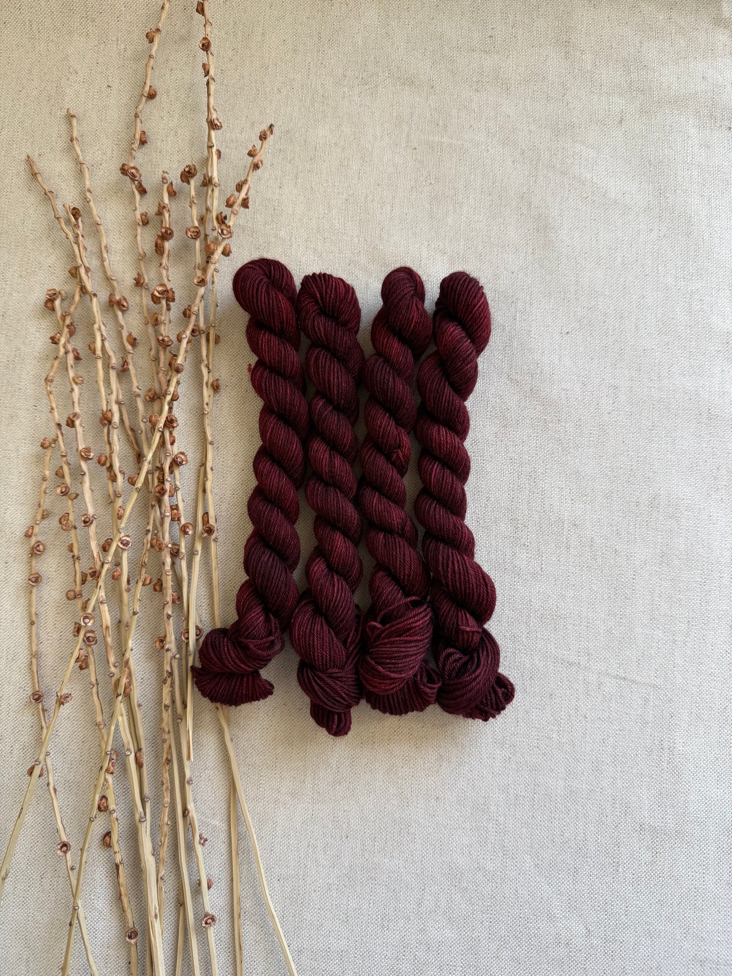 Boysenberry - SW Wool Recycled Nylon Mini Skein