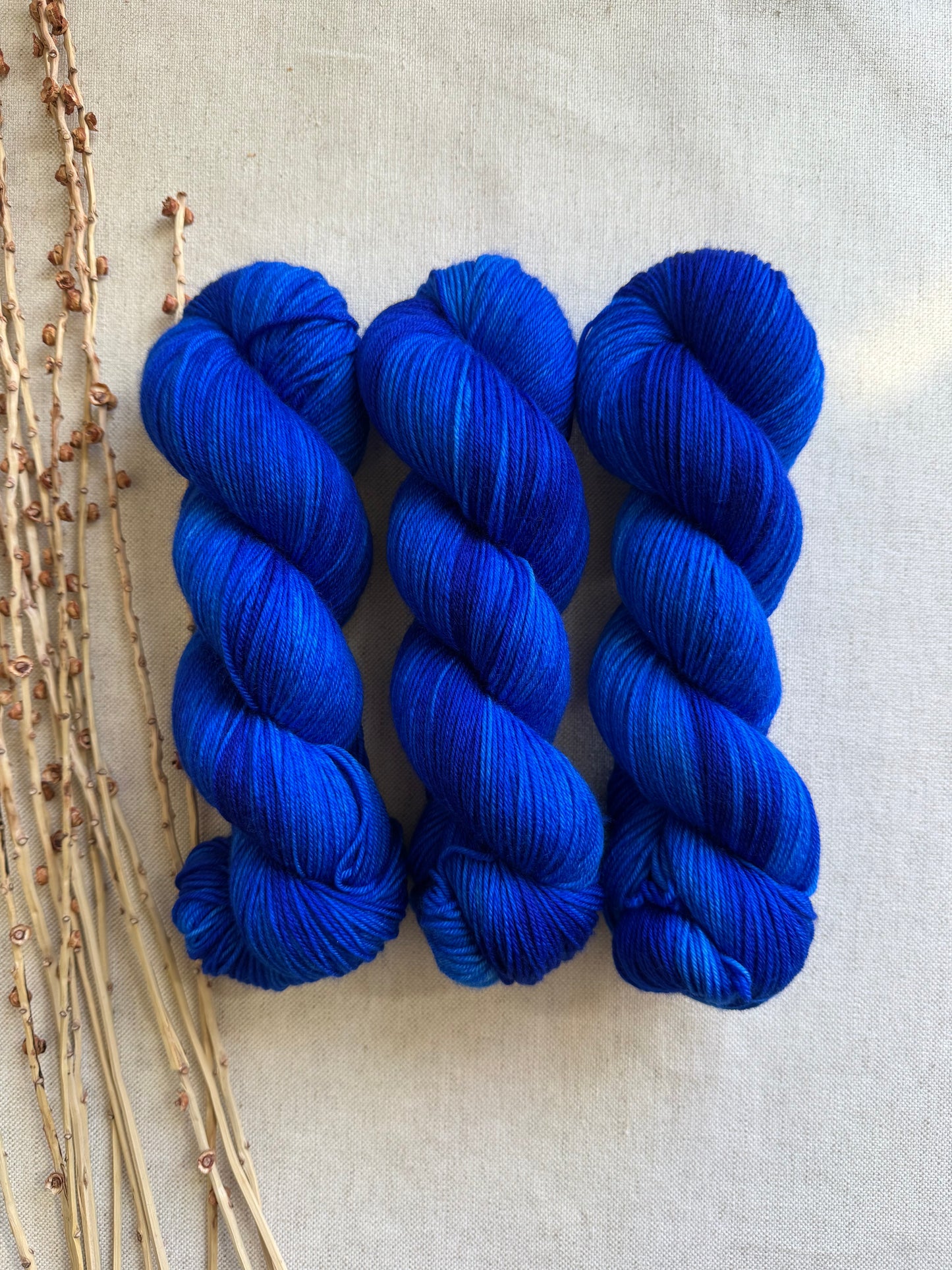 Royal Blue SW Merino Nylon Yarn