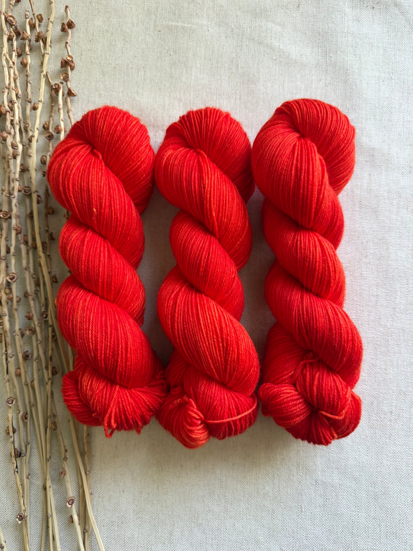 Bright Orange 100g Skein