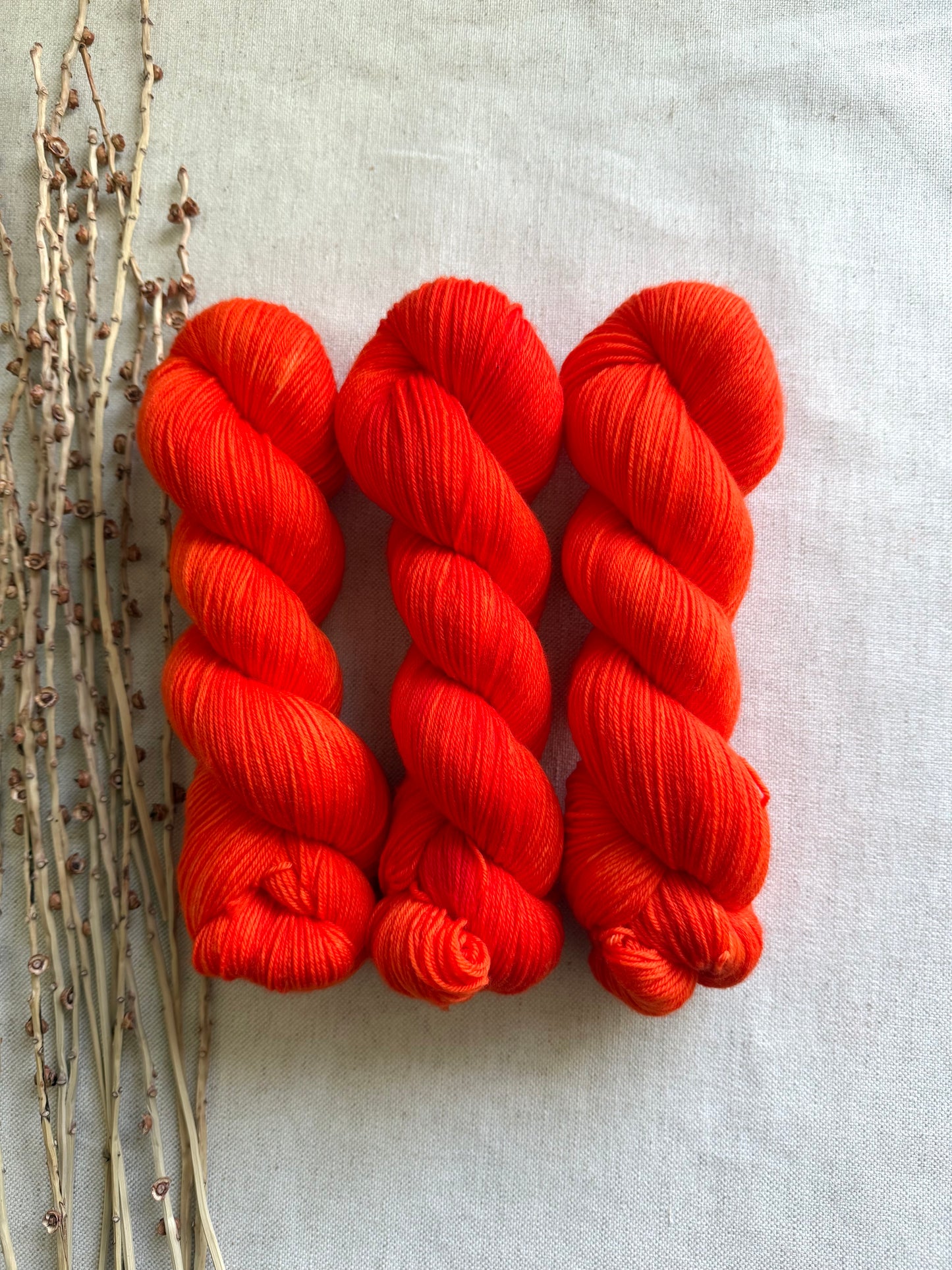 Orange Glow 100g Skein