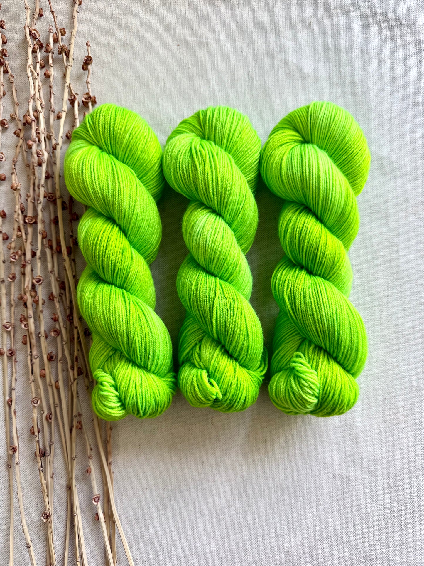 Glowing Lime 100g Skein