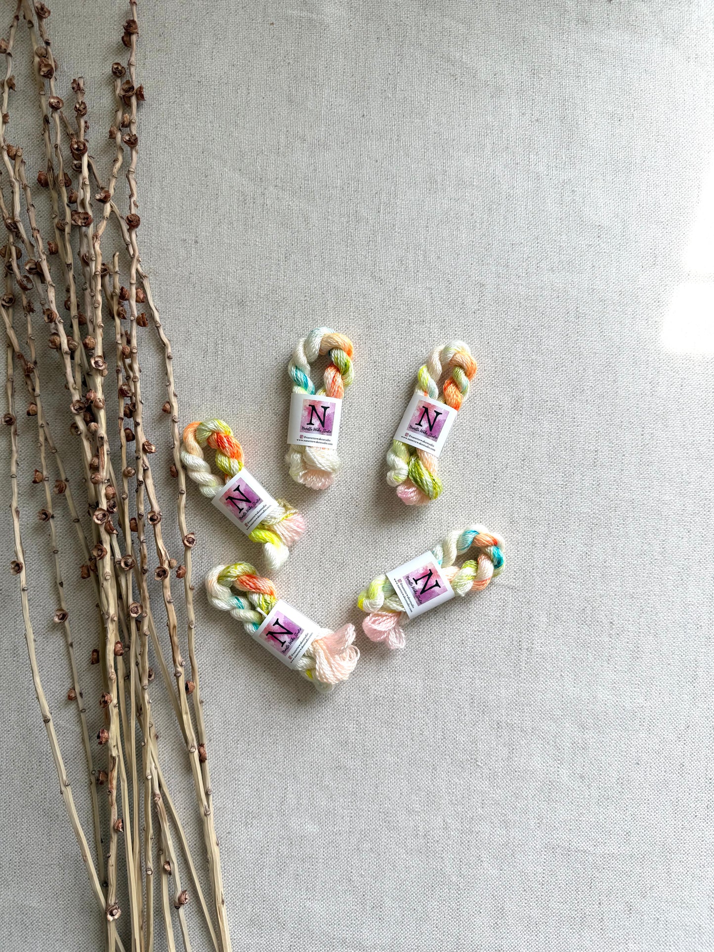 Light Up The Palm Tree Embroidery Thread