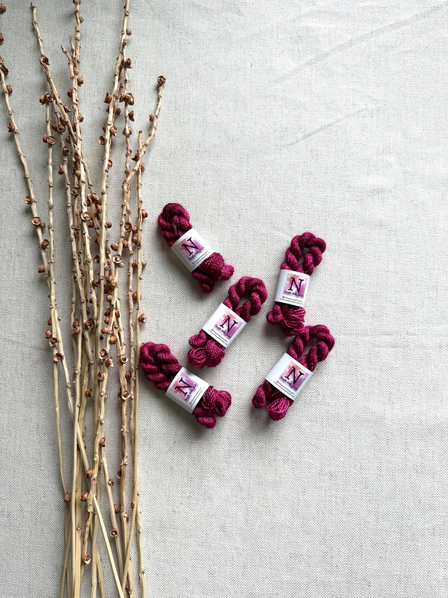 Burgundy Embroidery Thread