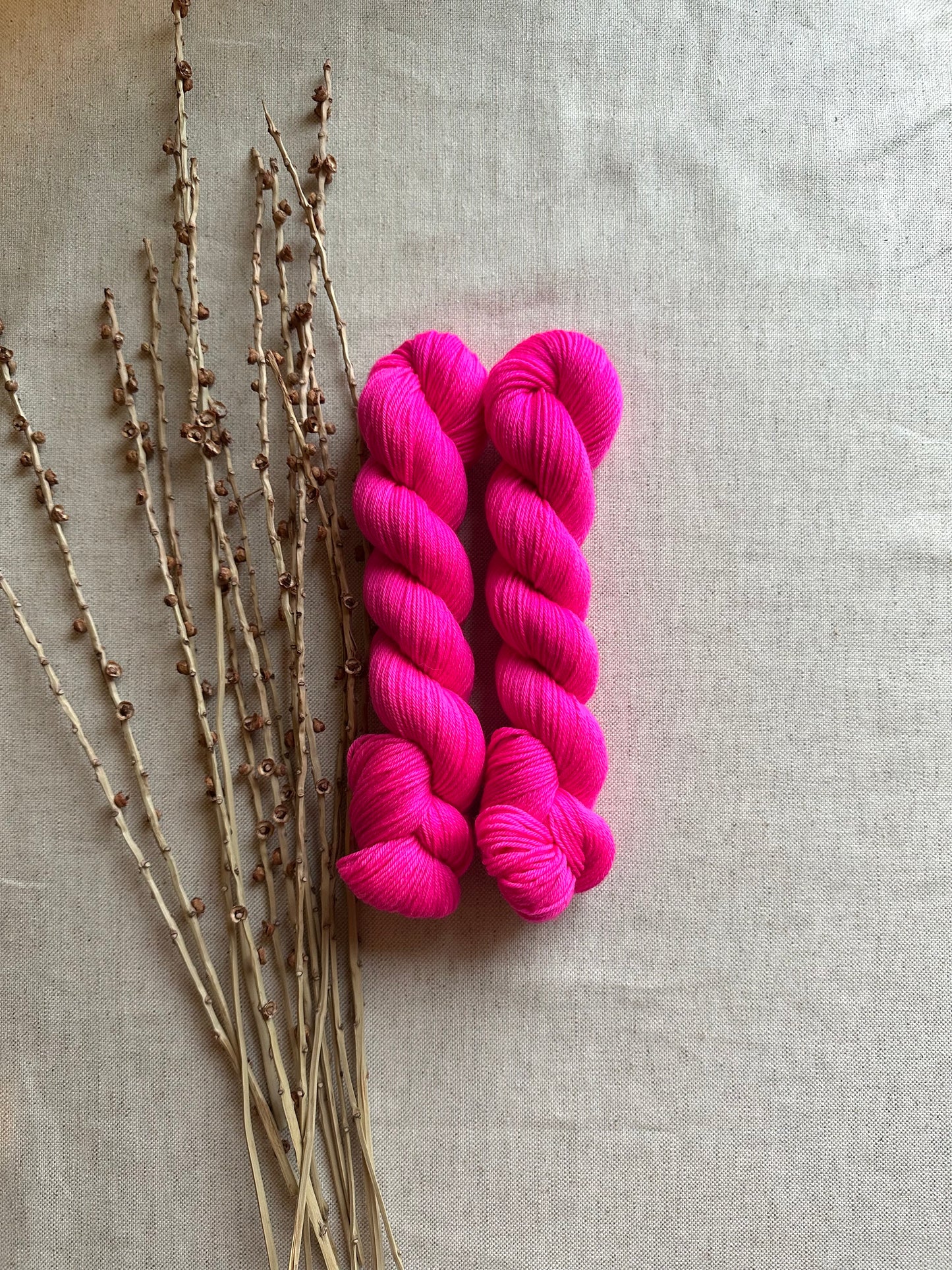 Shocking Pink 50g Skein