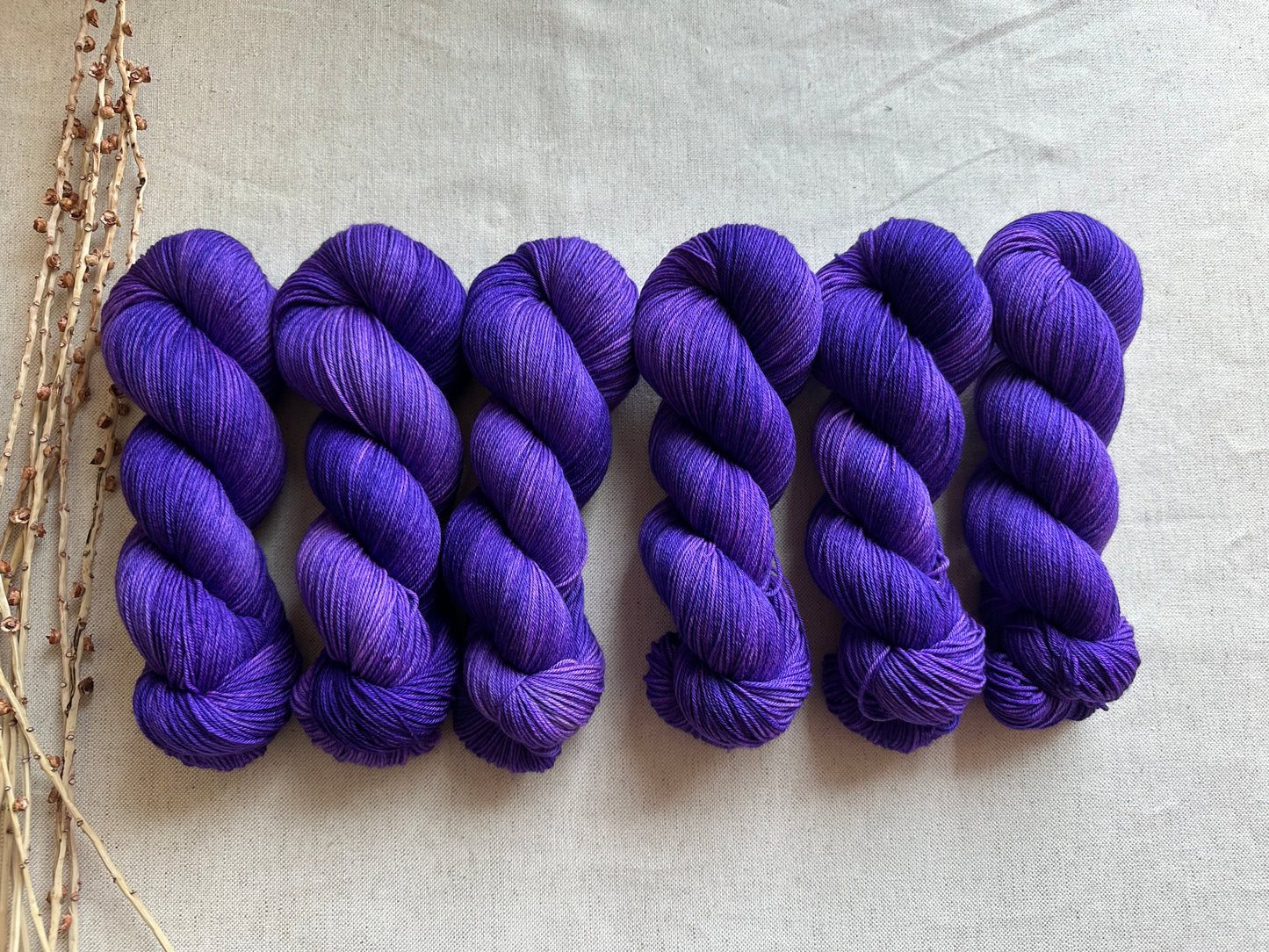 Grape Juice SW Merino Nylon 100g Skein