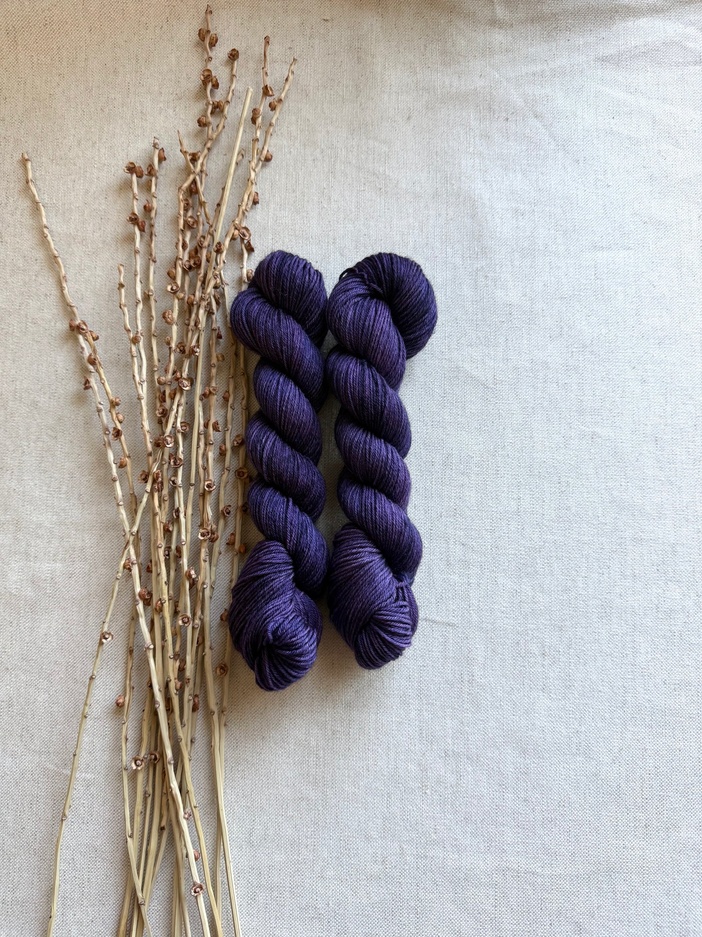 Dusty Purple SW Merino Nylon 50g Skein