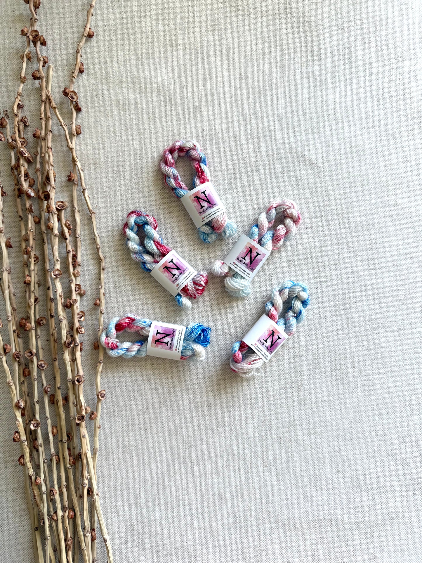 Patriotic Embroidery Thread