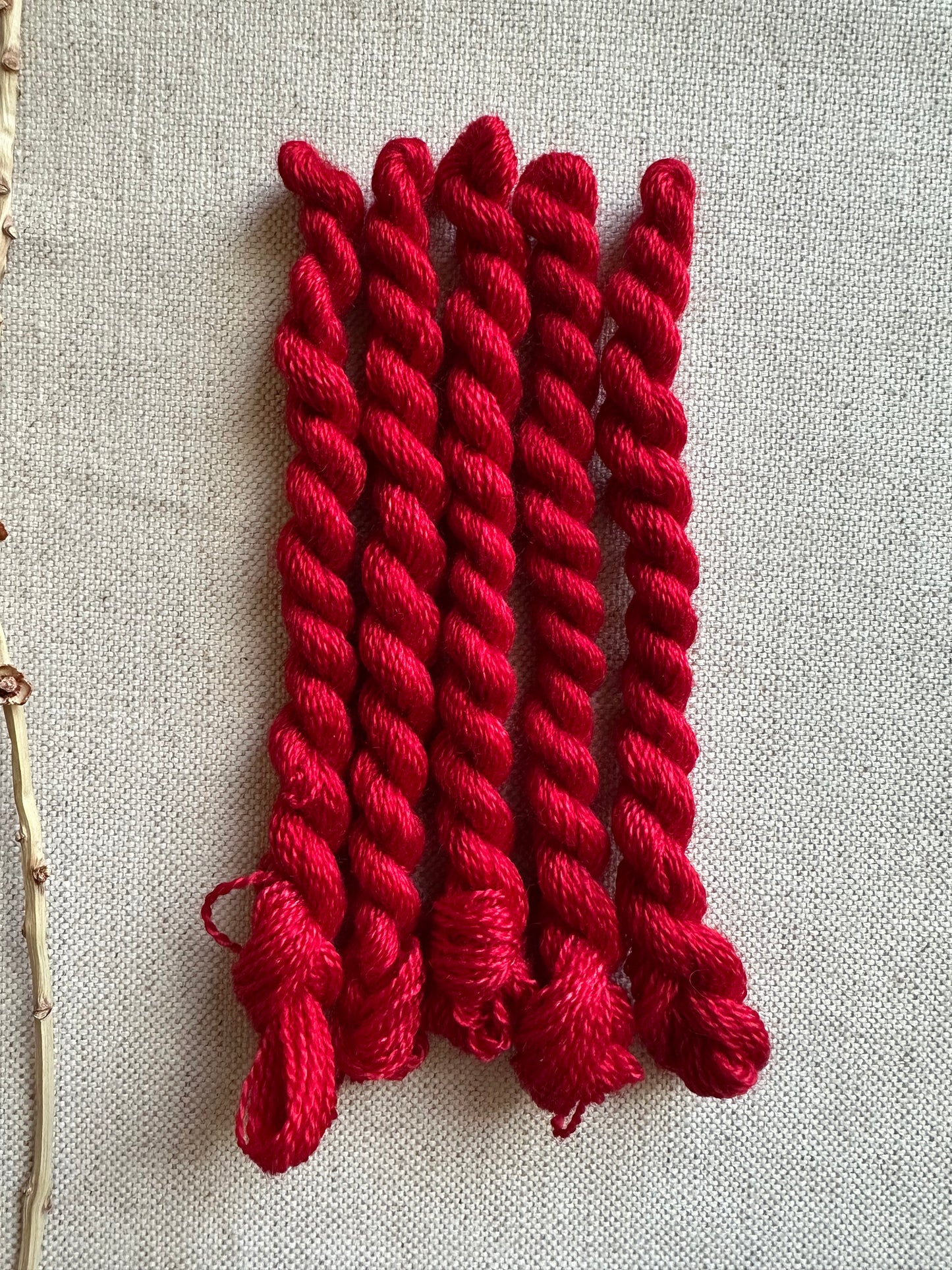 Poinsettia Embroidery Thread