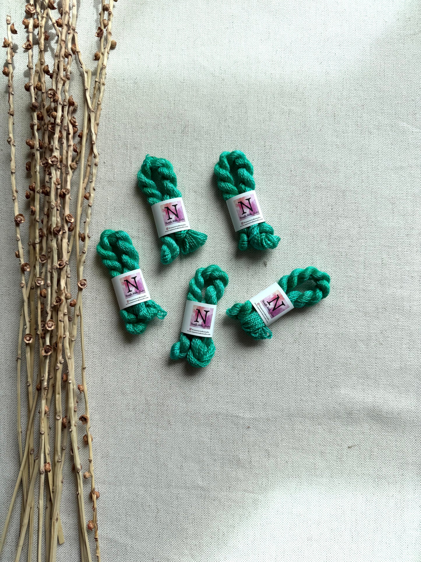 Shades Of Tiffany Embroidery Thread