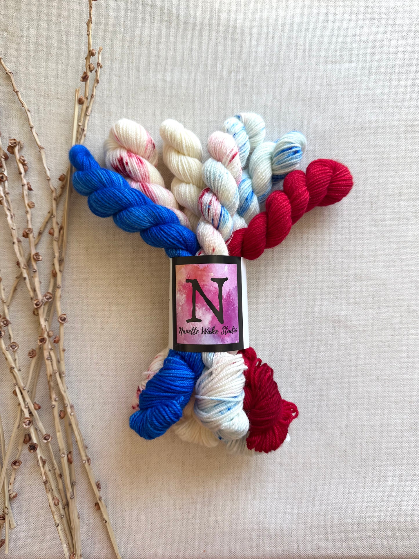 Patriotic - SW Merino Nylon Mini Skein Set