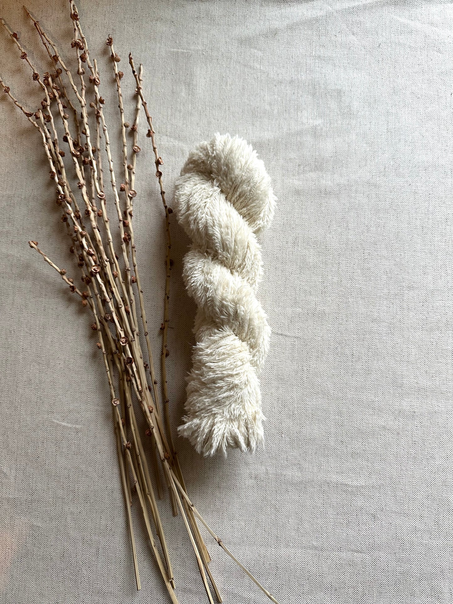 Vanilla Feathery Merino Alpaca Yarn Bulky