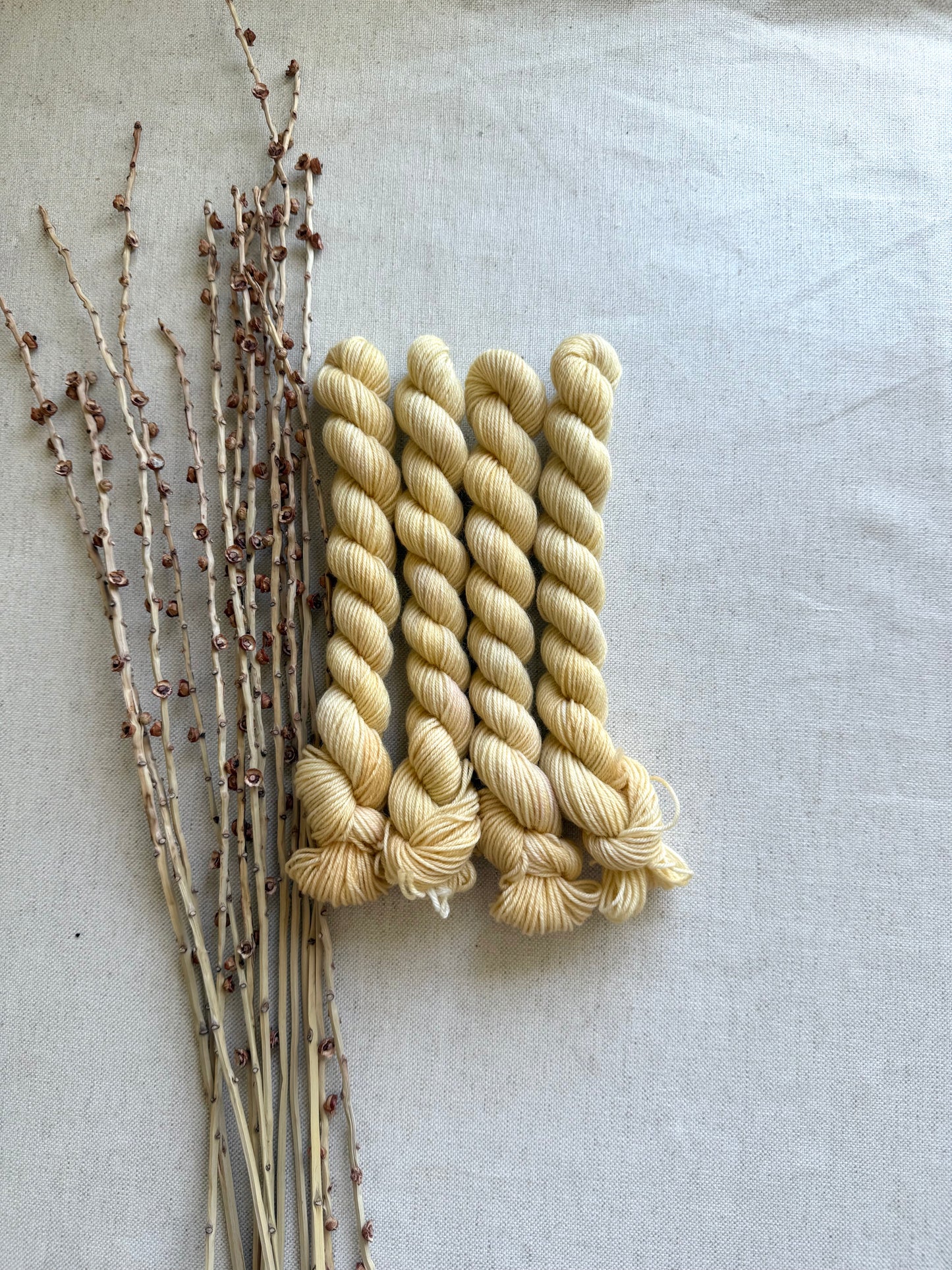 Butter - SW Wool Recycled Nylon Mini Skein