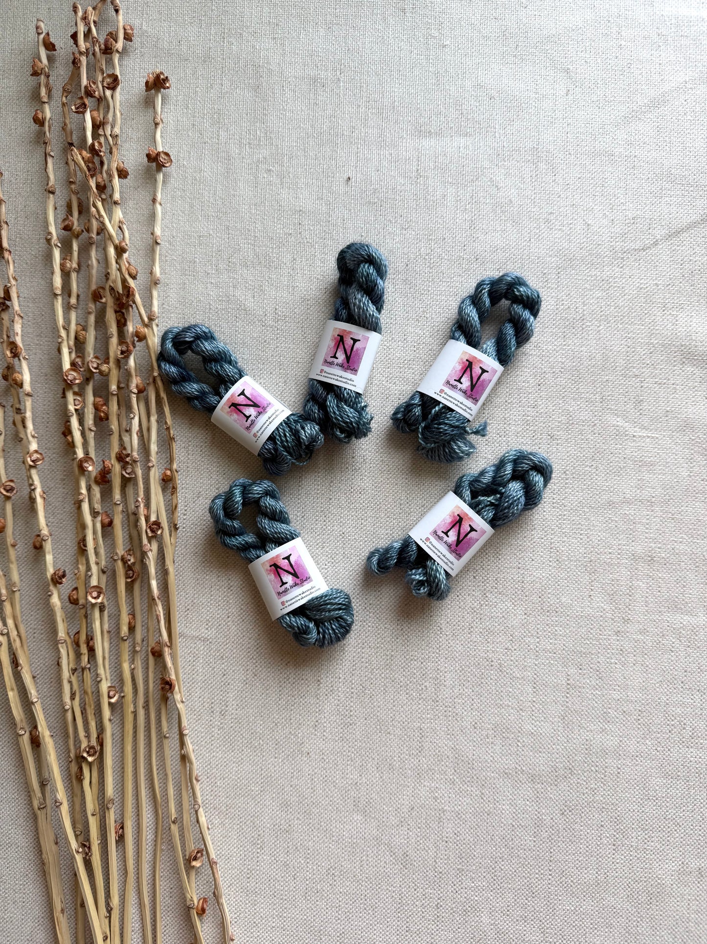 Steel Blue Embroidery Thread