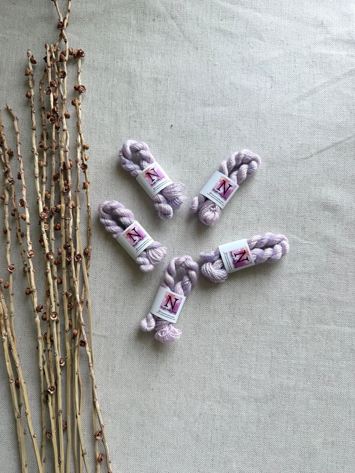 Icy Lavender Embroidery Thread