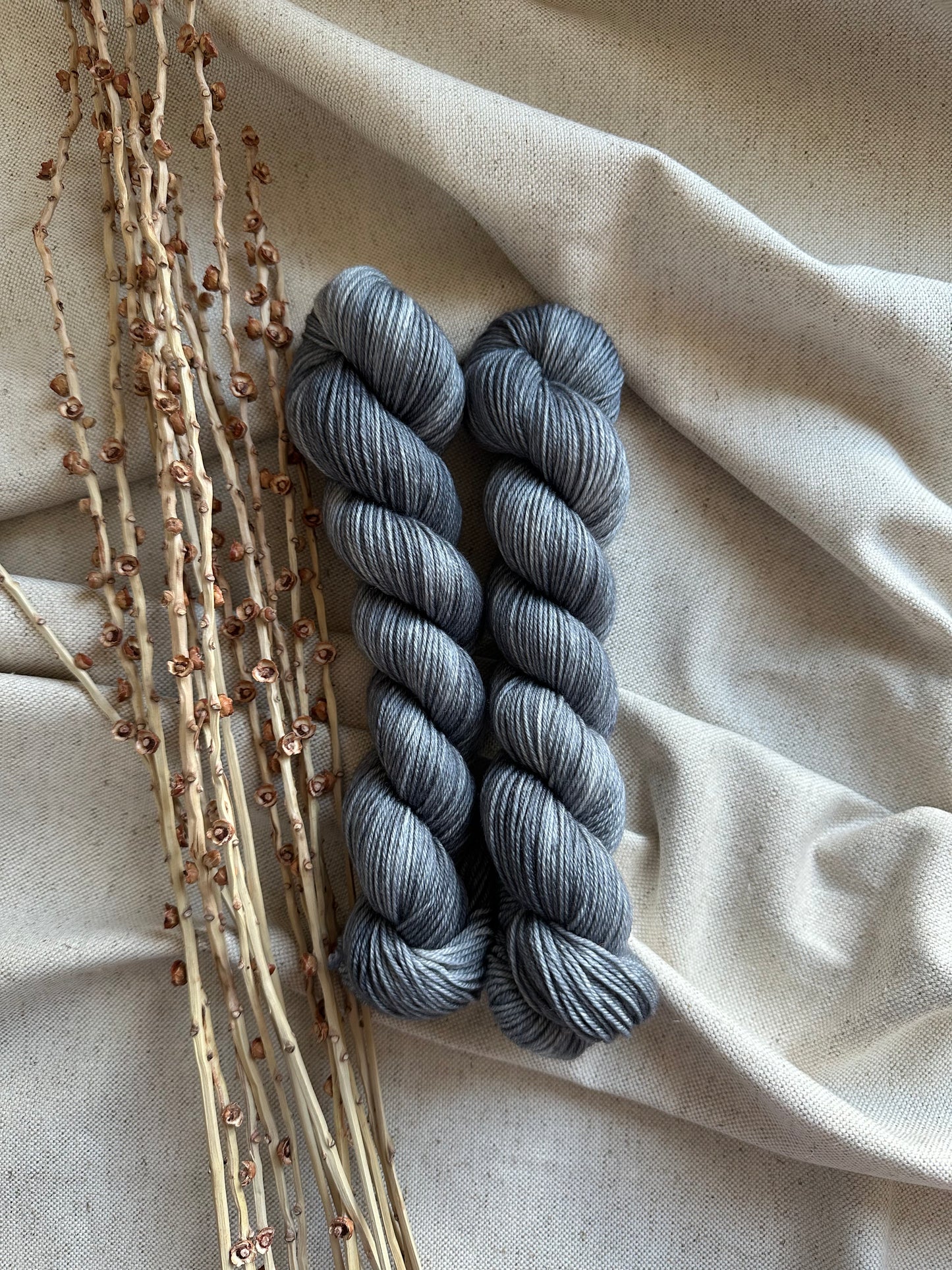 Distressed Charcoal 50g Skein