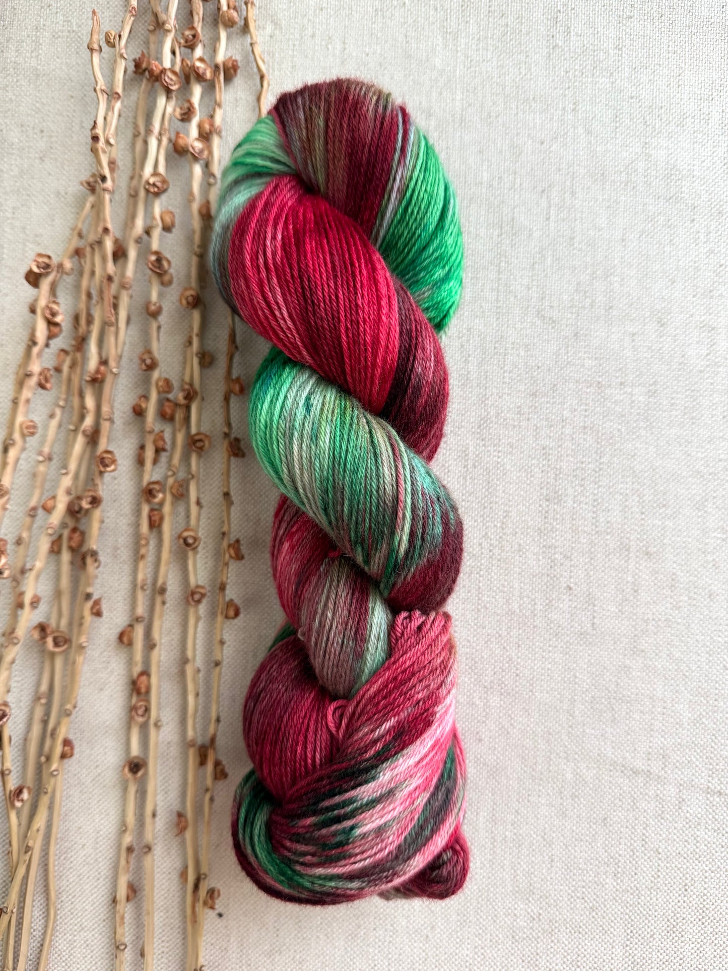 Hand Pulled Candy Cane Merino
