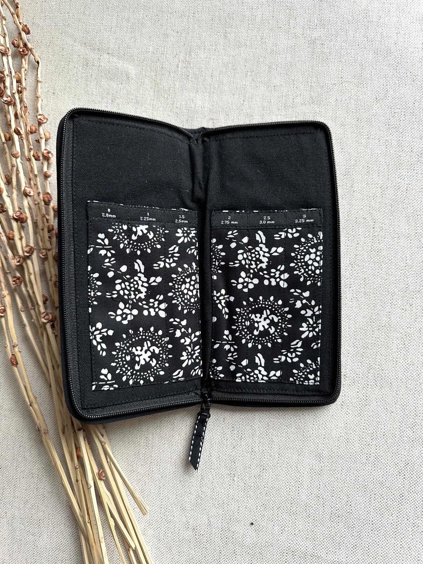 ChiaoGoo Red Lace Circular Knitting Needles Case