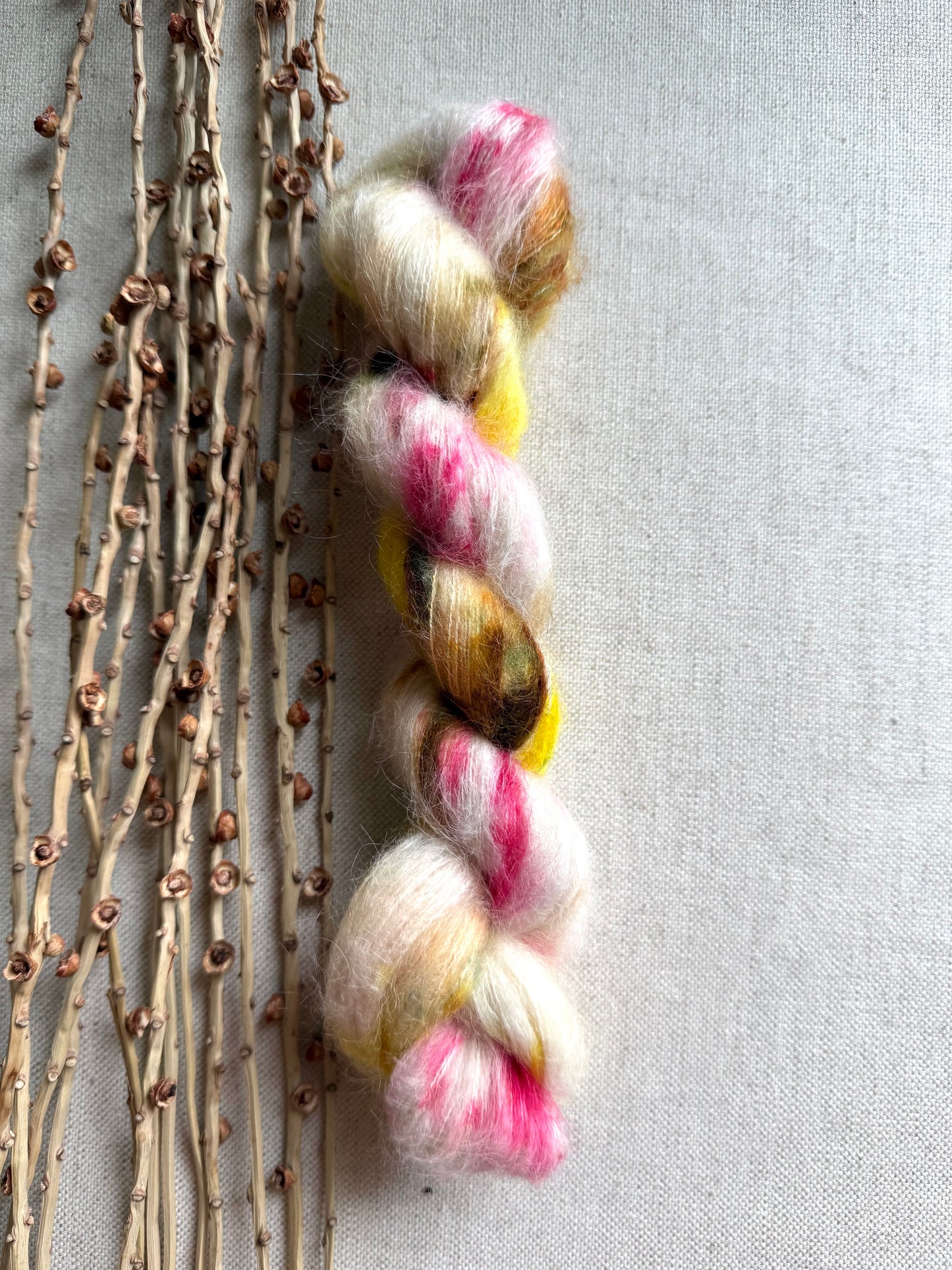 Sweet Lemon Suri Alpaca Silk