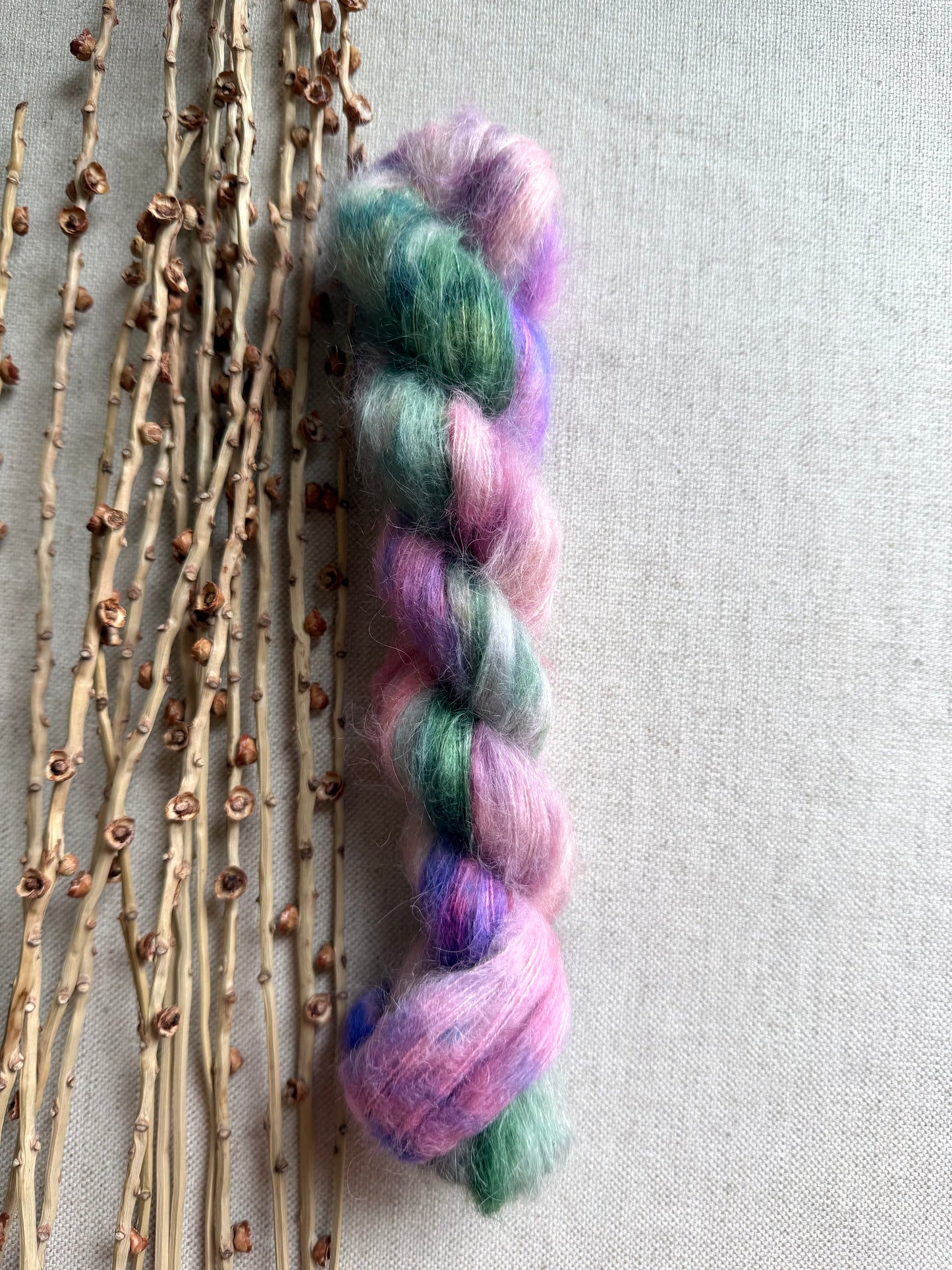 Vintage 70's Suri Alpaca Silk