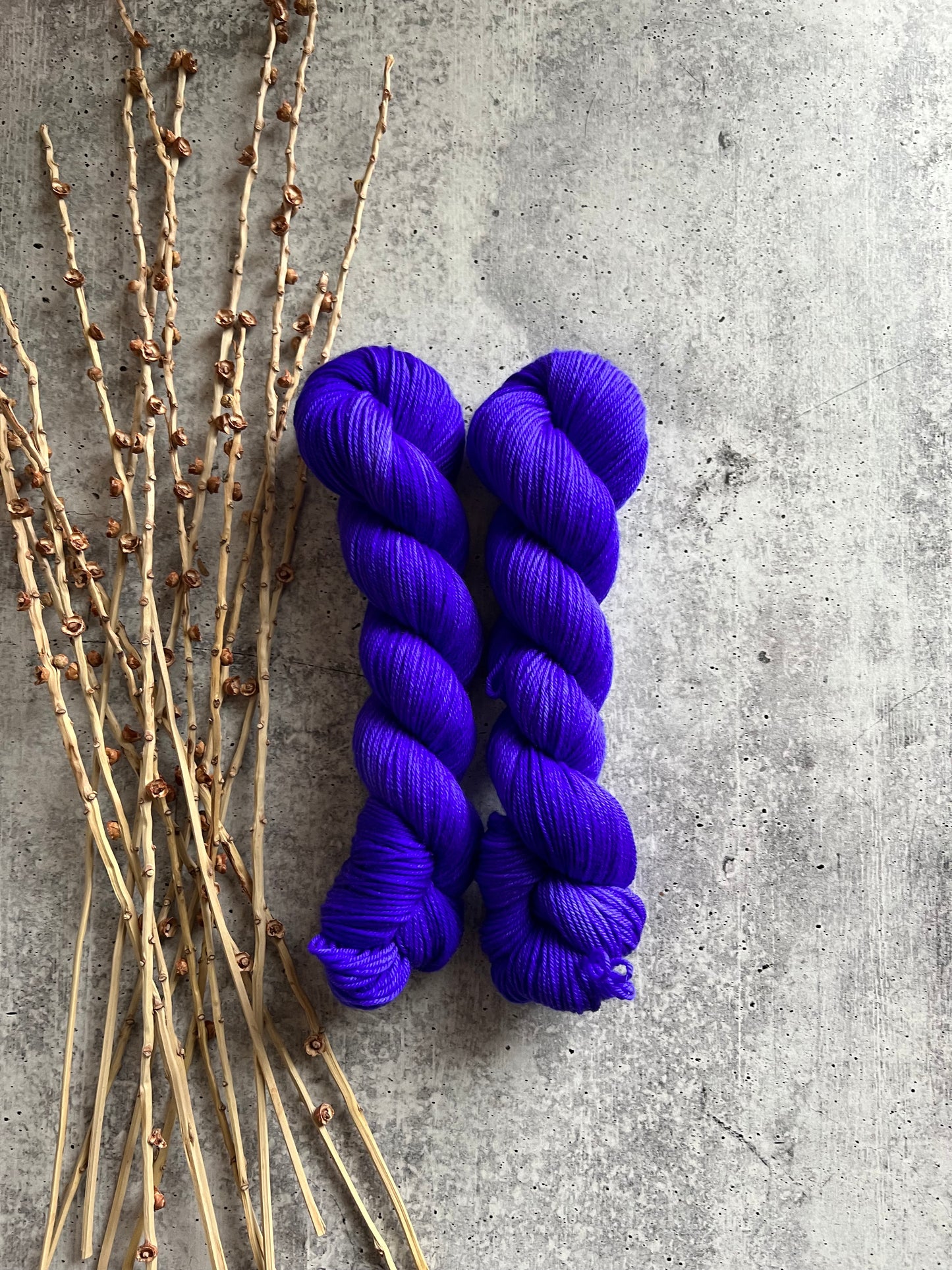 Intense Violet SW Merino Nylon 50g Skein