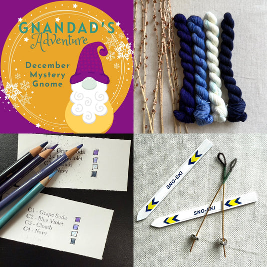 To The North Pole! Gnome Kit - Mini Skein Set
