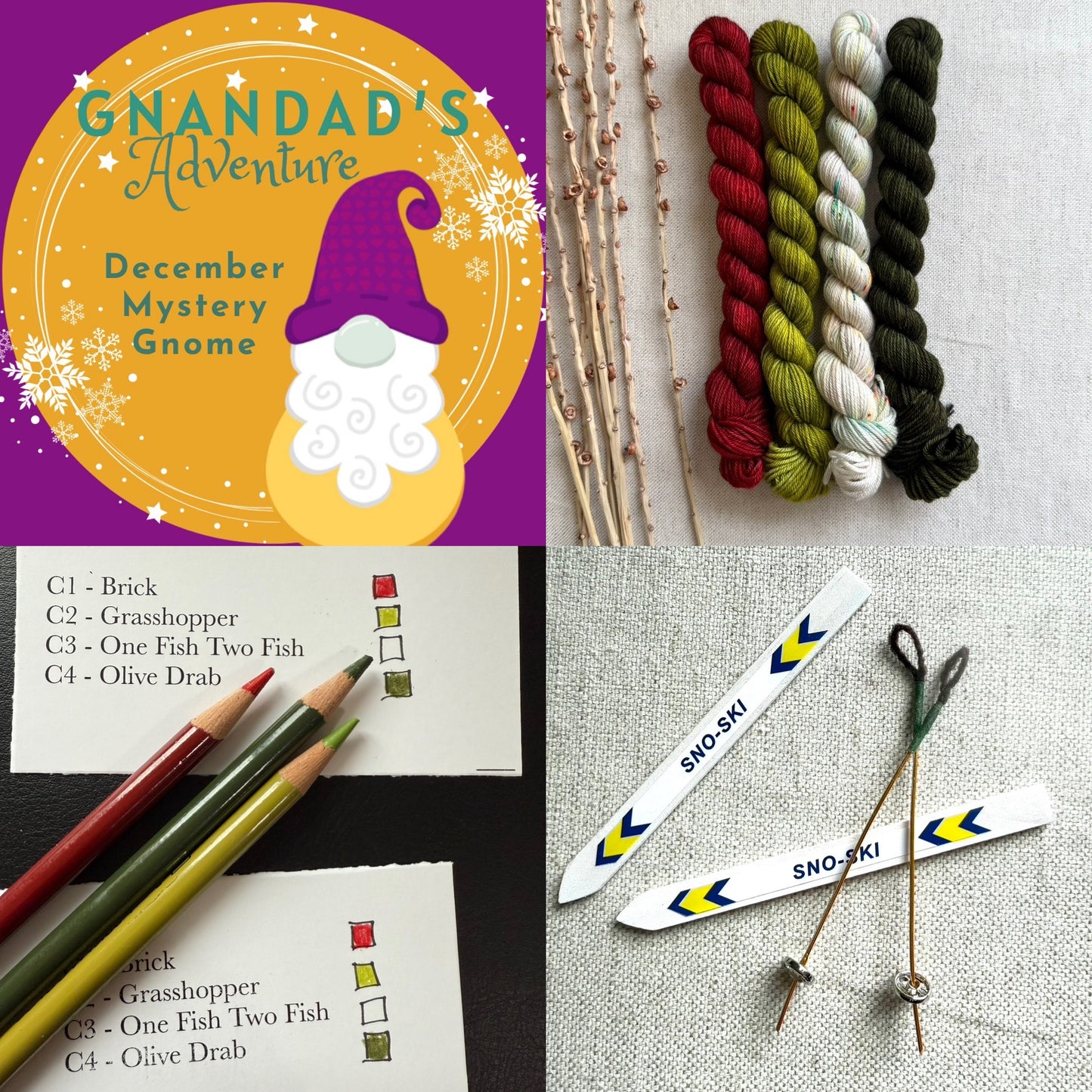 Elf Games - Gnome Kit - Mini Skein Set