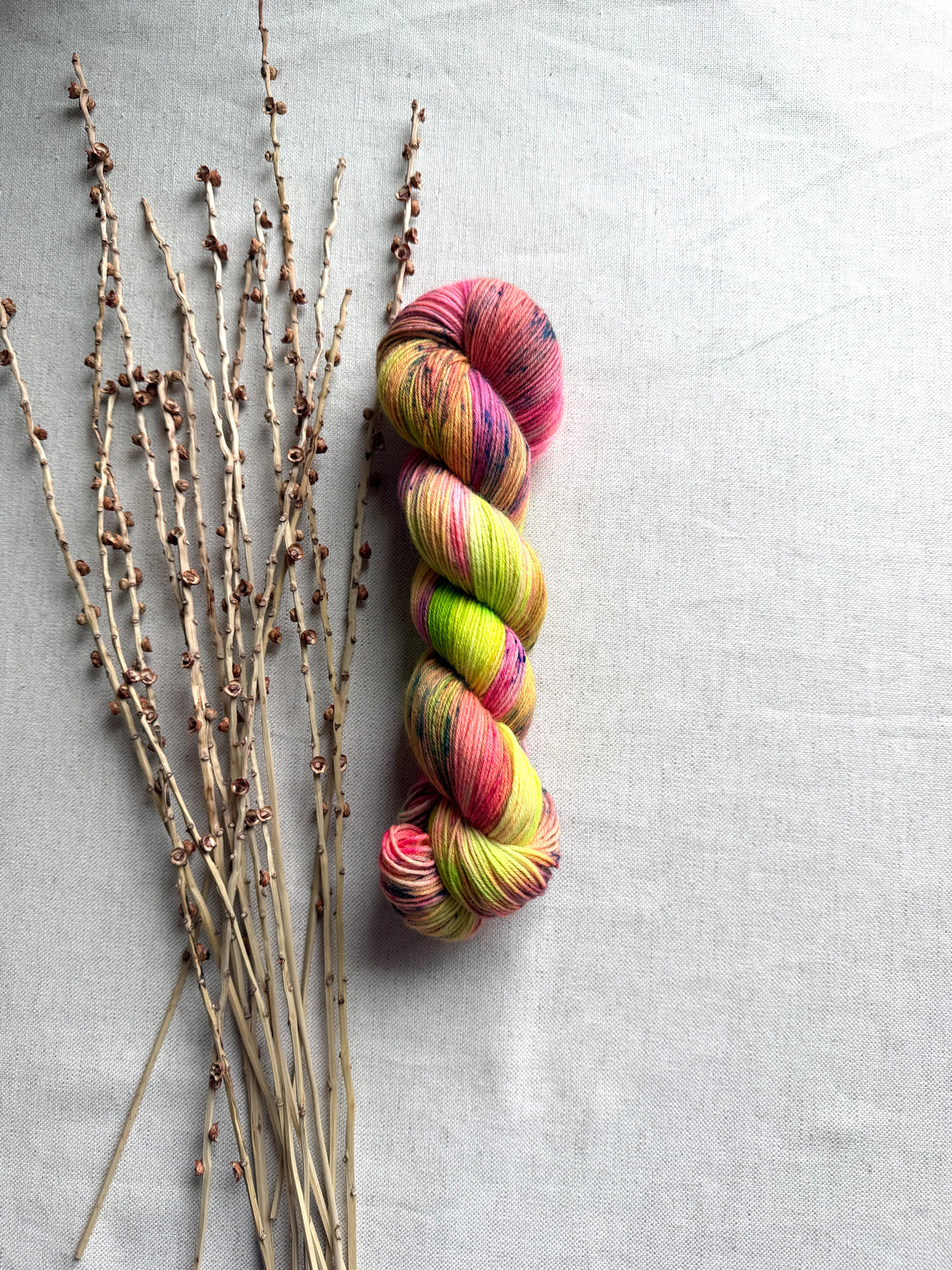 Melon Fight - SW Wool Recycled Nylon 100g