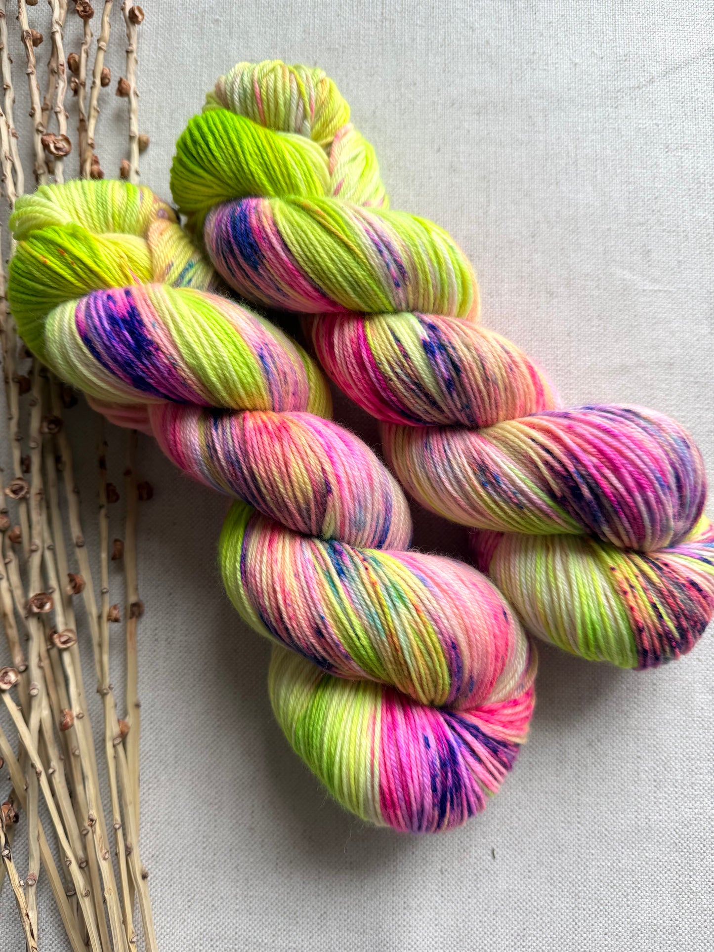 Melon Fight 100g SW Merino Nylon