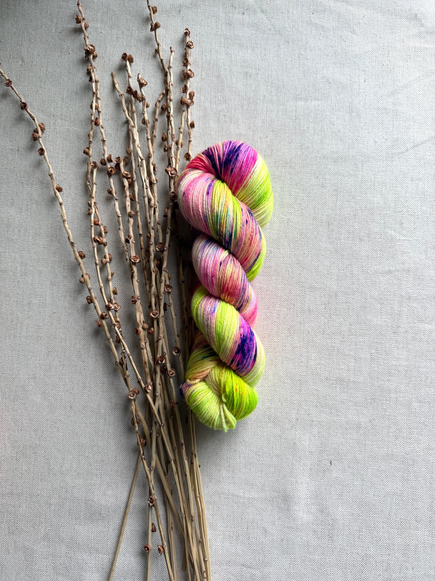 Melon Fight 100g SW Merino Nylon