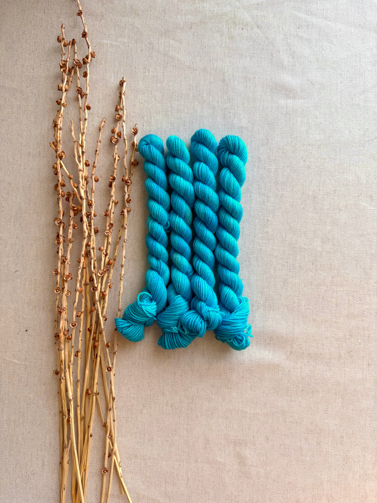 Sea Breeze - SW Wool Recycled Nylon Mini Skein