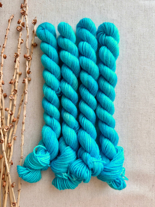 Sea Breeze - SW Wool Recycled Nylon Mini Skein