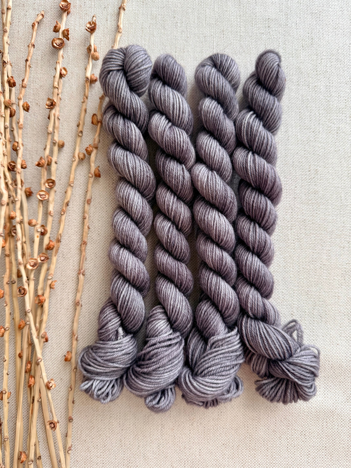 Mouse - SW Wool Recycled Nylon Mini Skein