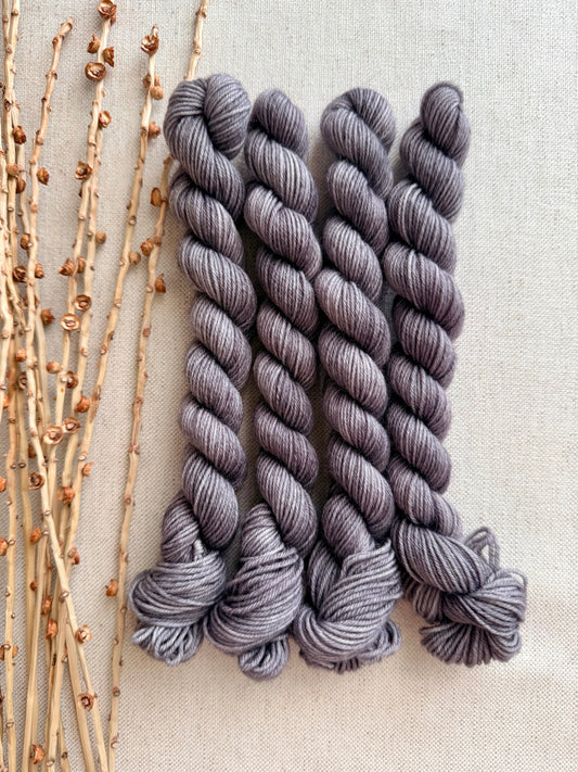 Mouse - SW Wool Recycled Nylon Mini Skein