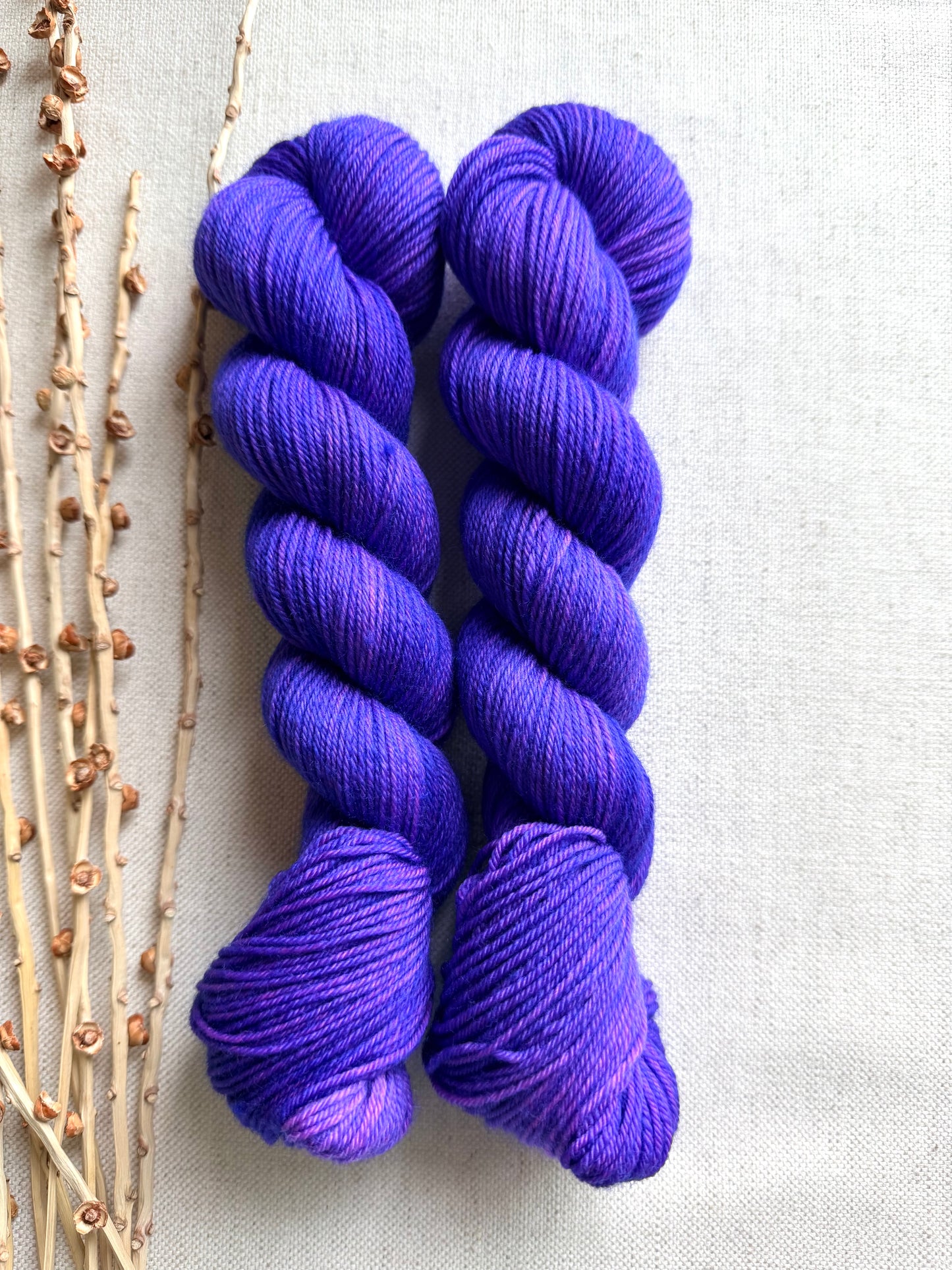 Popping Purple SW Merino Nylon 50g Skein