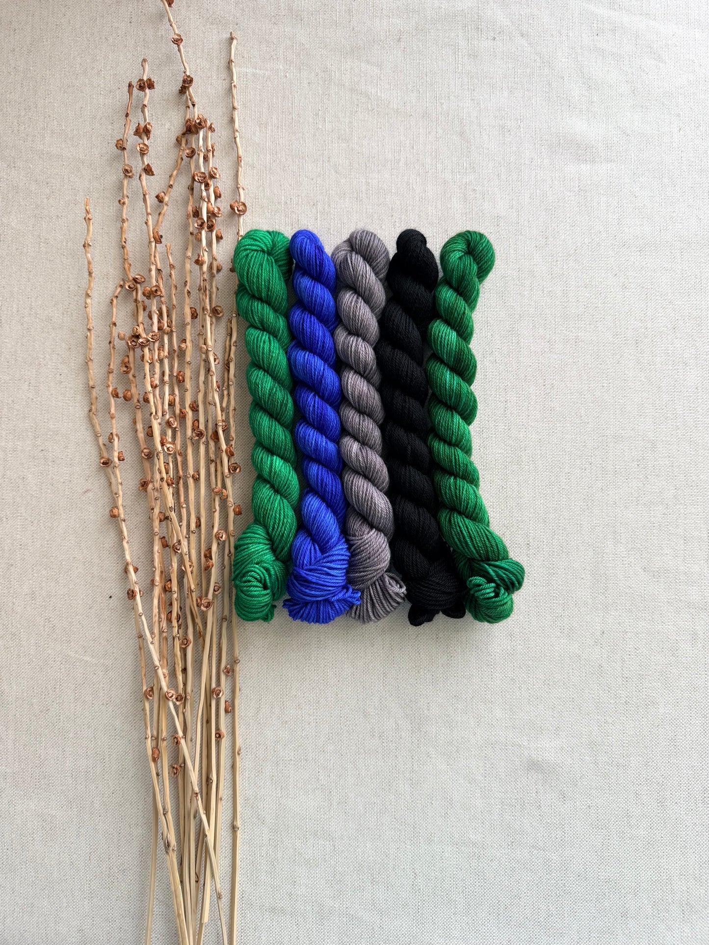 Baseball Diamond - SW Merino Nylon Mini Skein Set
