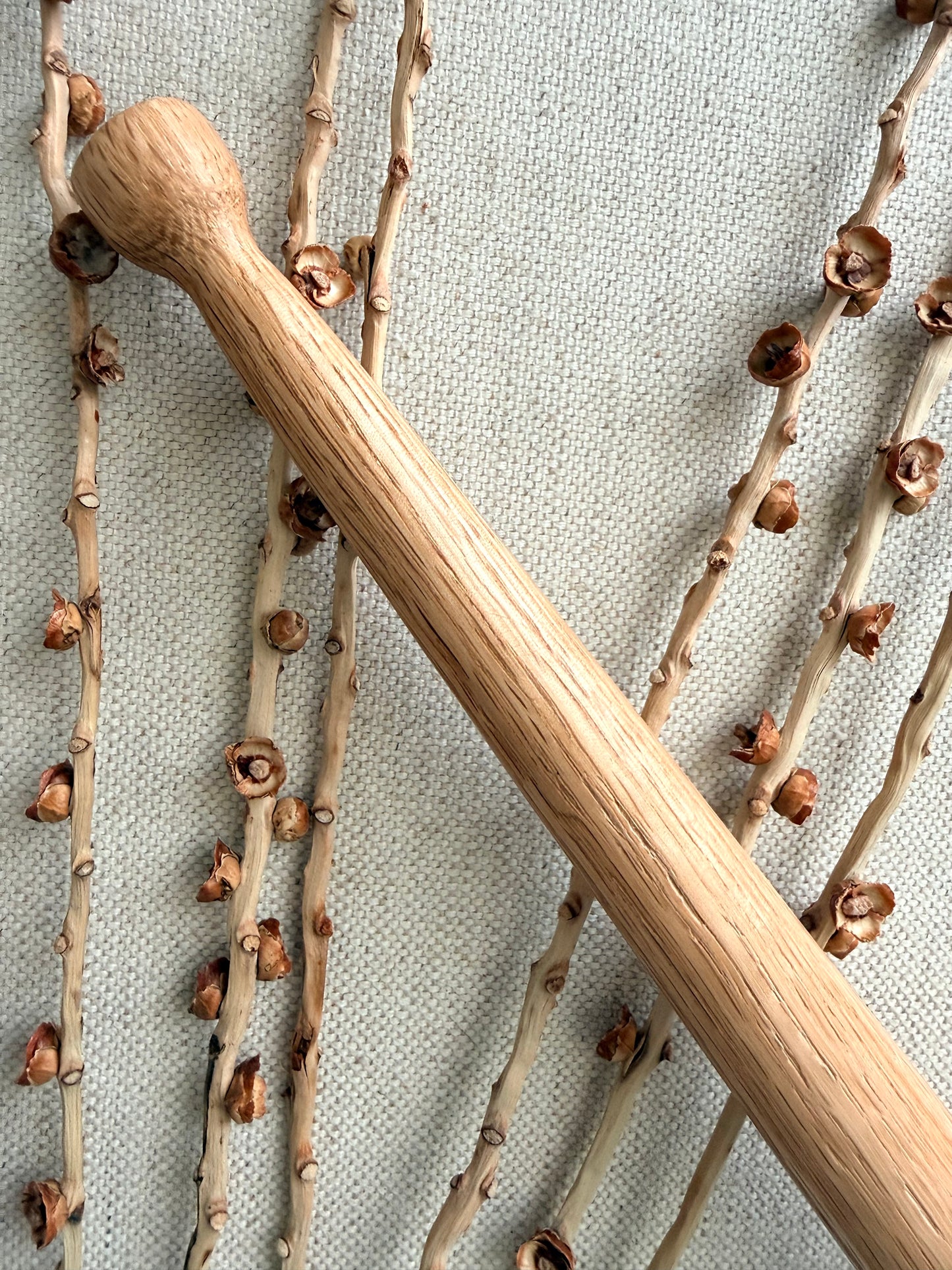 Jatoba With Periwinkle Resin Support Spindle