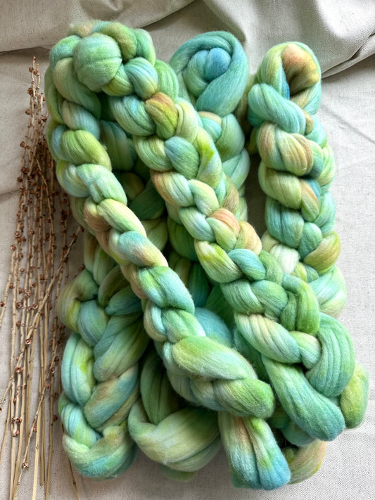 You Put The Lime In The Coconut Rambouillet Top Spinning Fiber