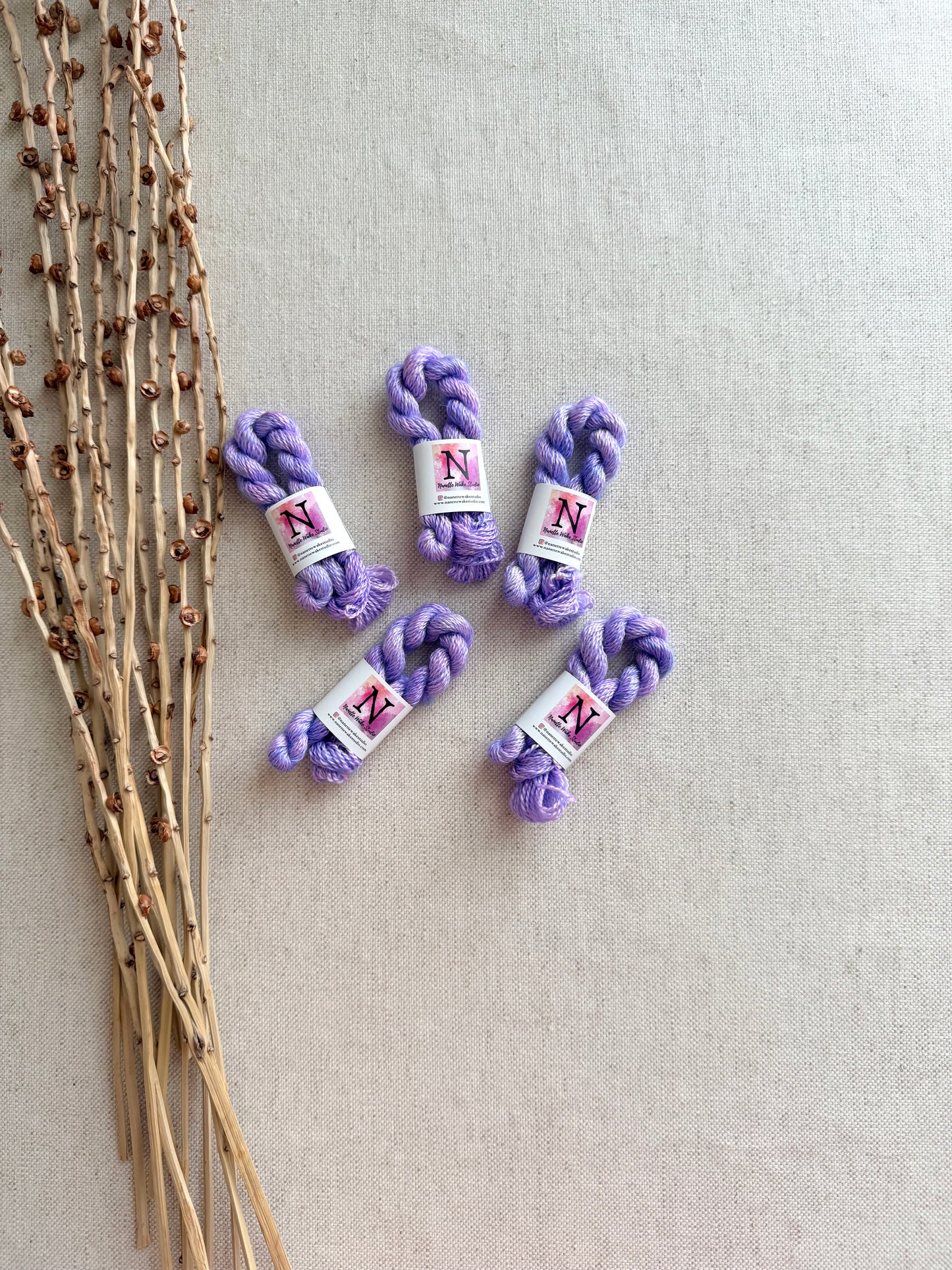 Lavender Lace Embroidery Thread