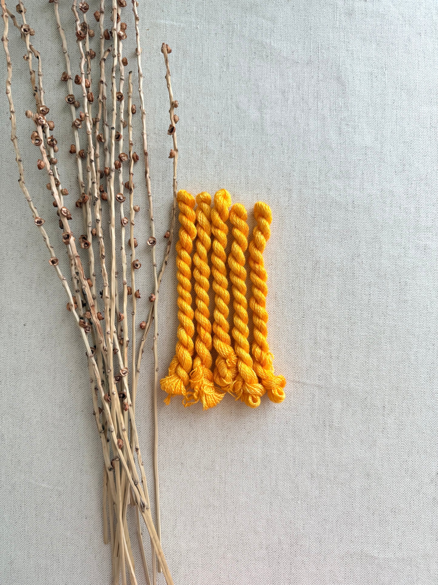 Saffron Embroidery Thread