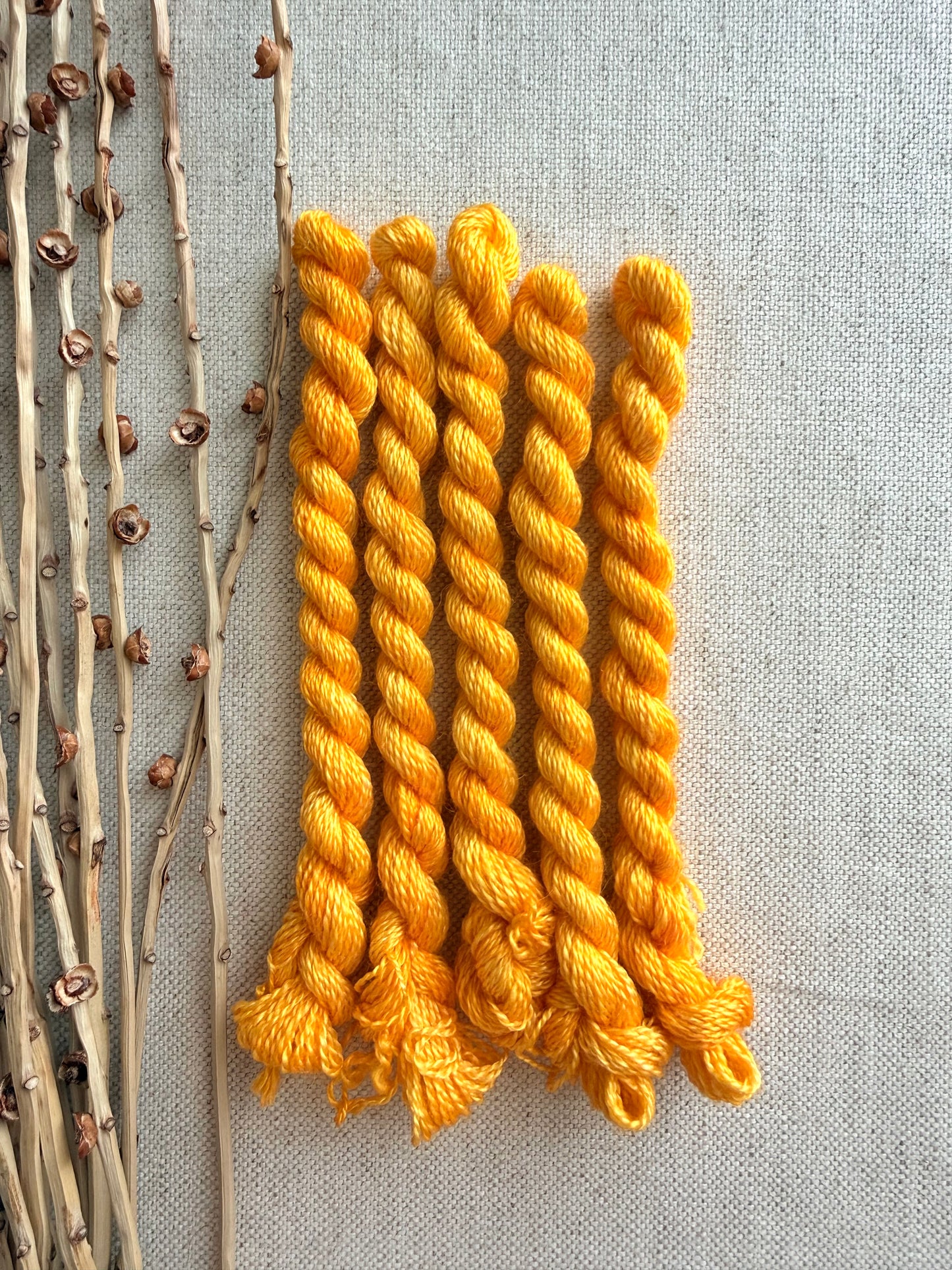 Saffron Embroidery Thread