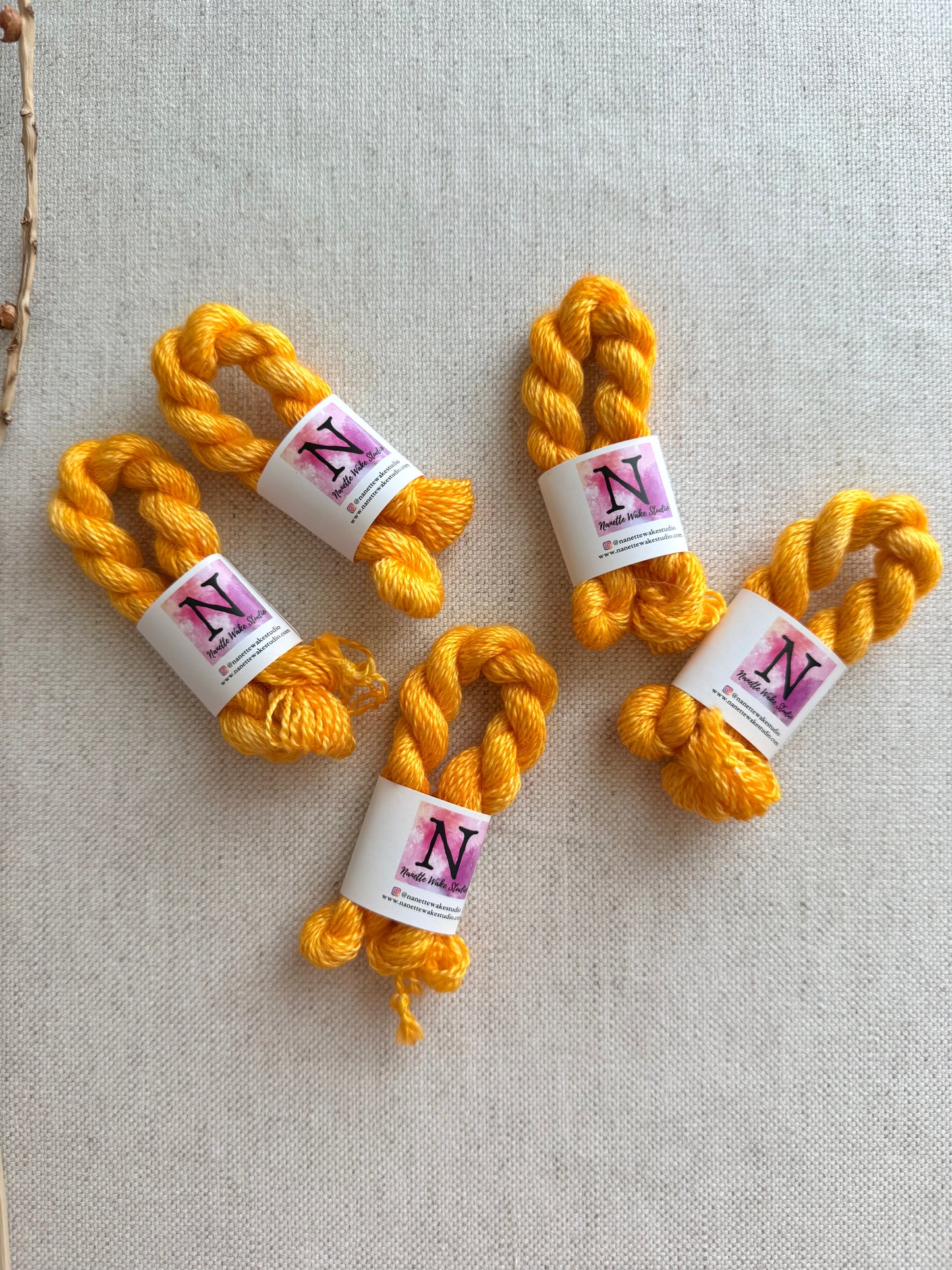 Saffron Embroidery Thread