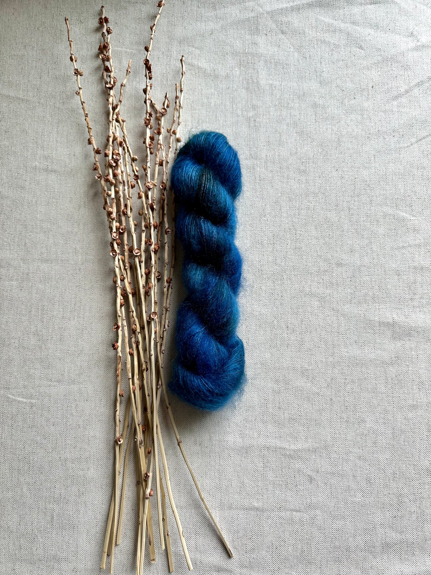 Island Blue Kid Mohair Silk