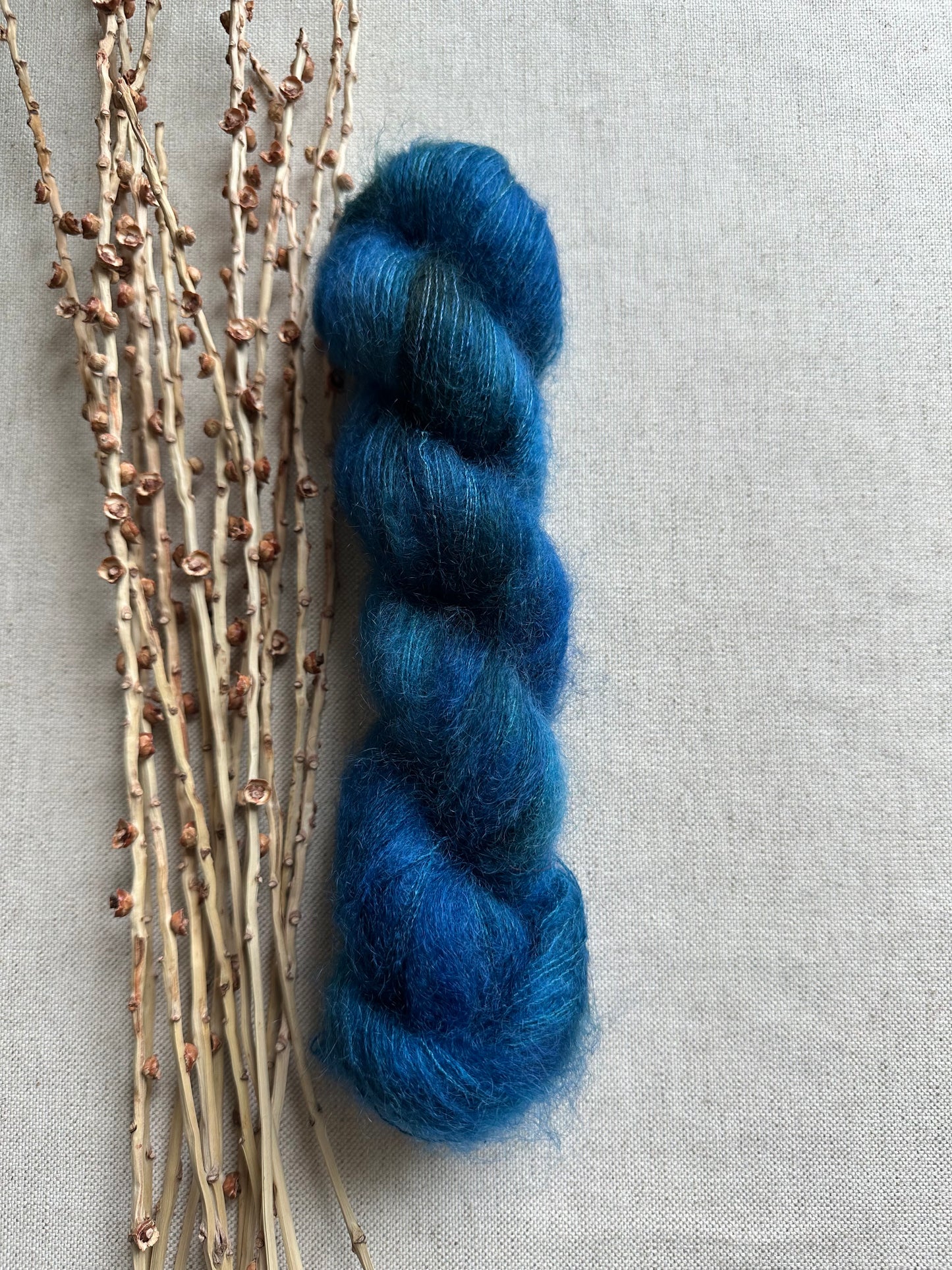 Island Blue Kid Mohair Silk