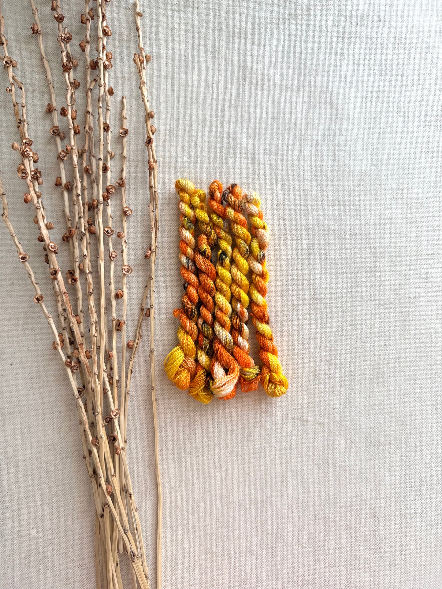 Candy Corn Crush Embroidery Thread